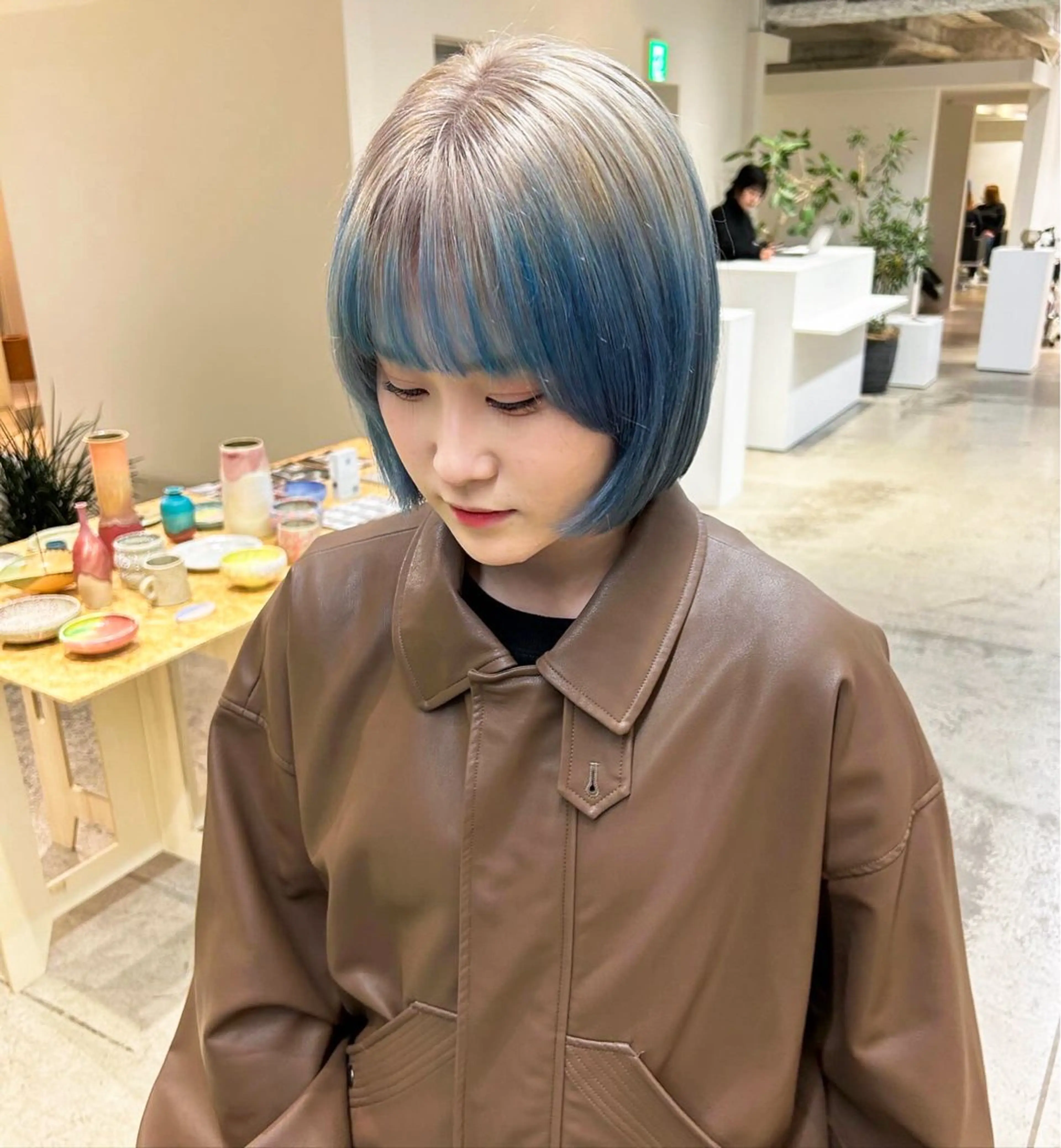 ミディアム カラー ヘアカラー STAN WOOD所属・似合わせcut 🔥yutakaのヘアスタイル