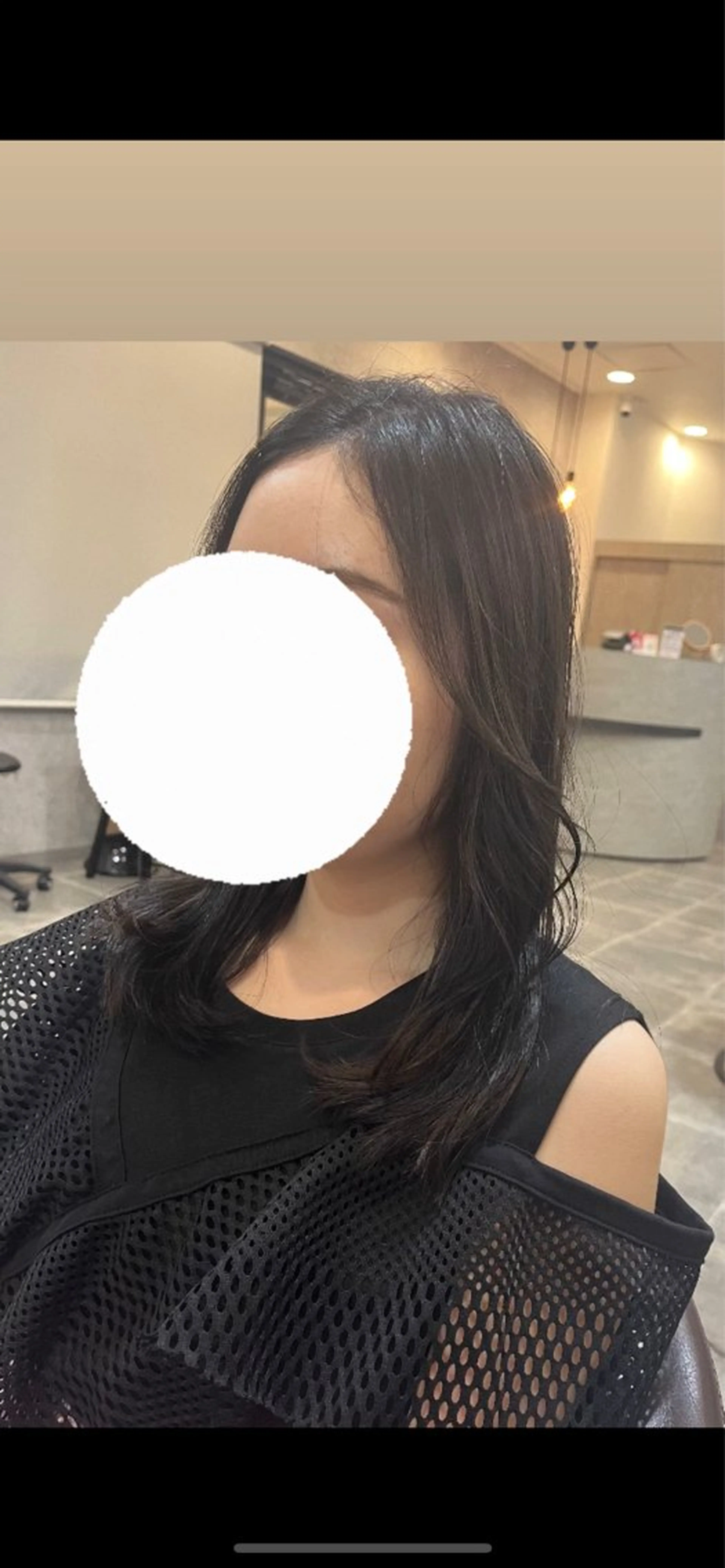 セミロング 𝗕𝗼𝗻𝗵𝗲𝘂𝗿西梅田所属・ノンダメージ® 稲垣  いおりのヘアスタイル