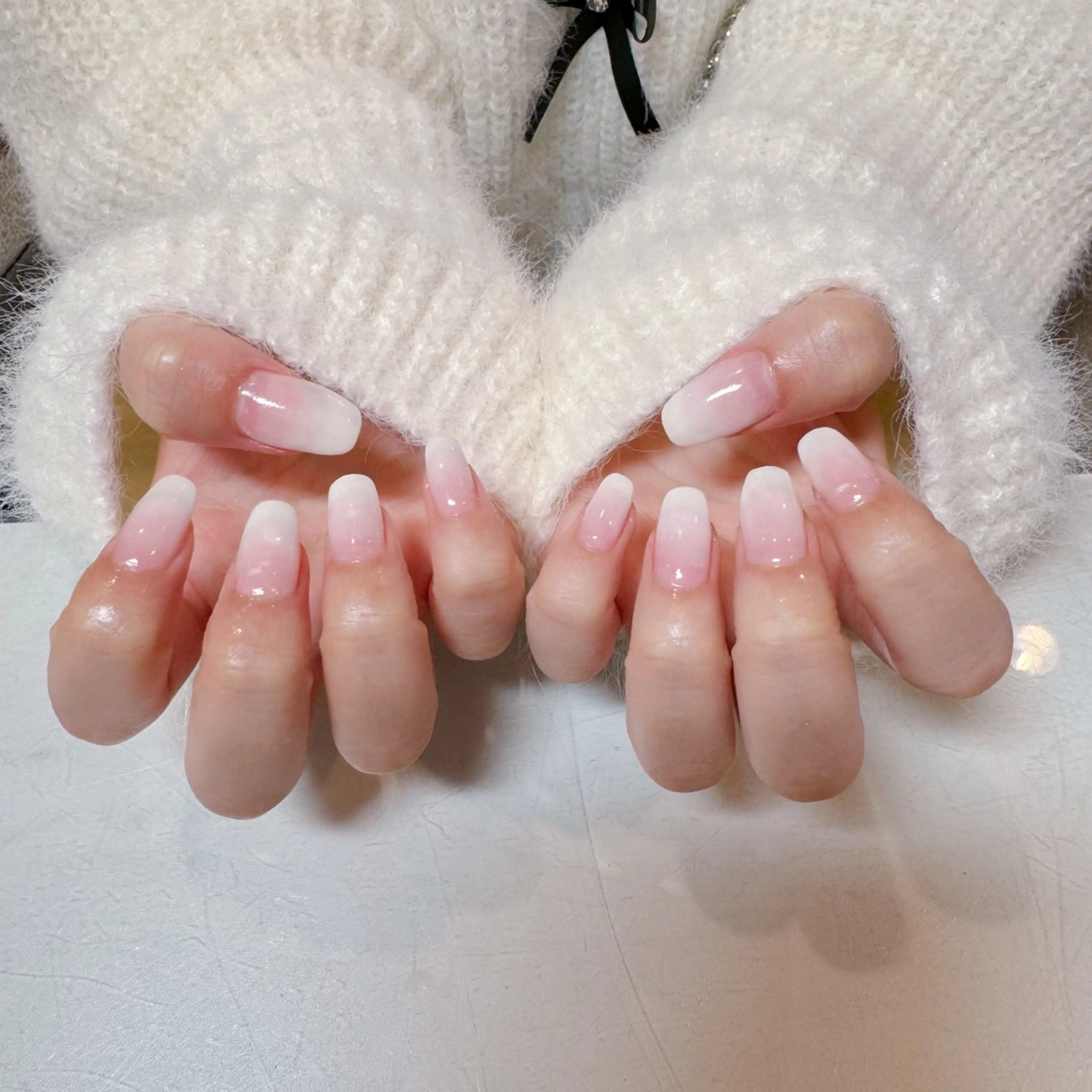 ネイル グラデーション mieux nail aireiのネイルデザイン