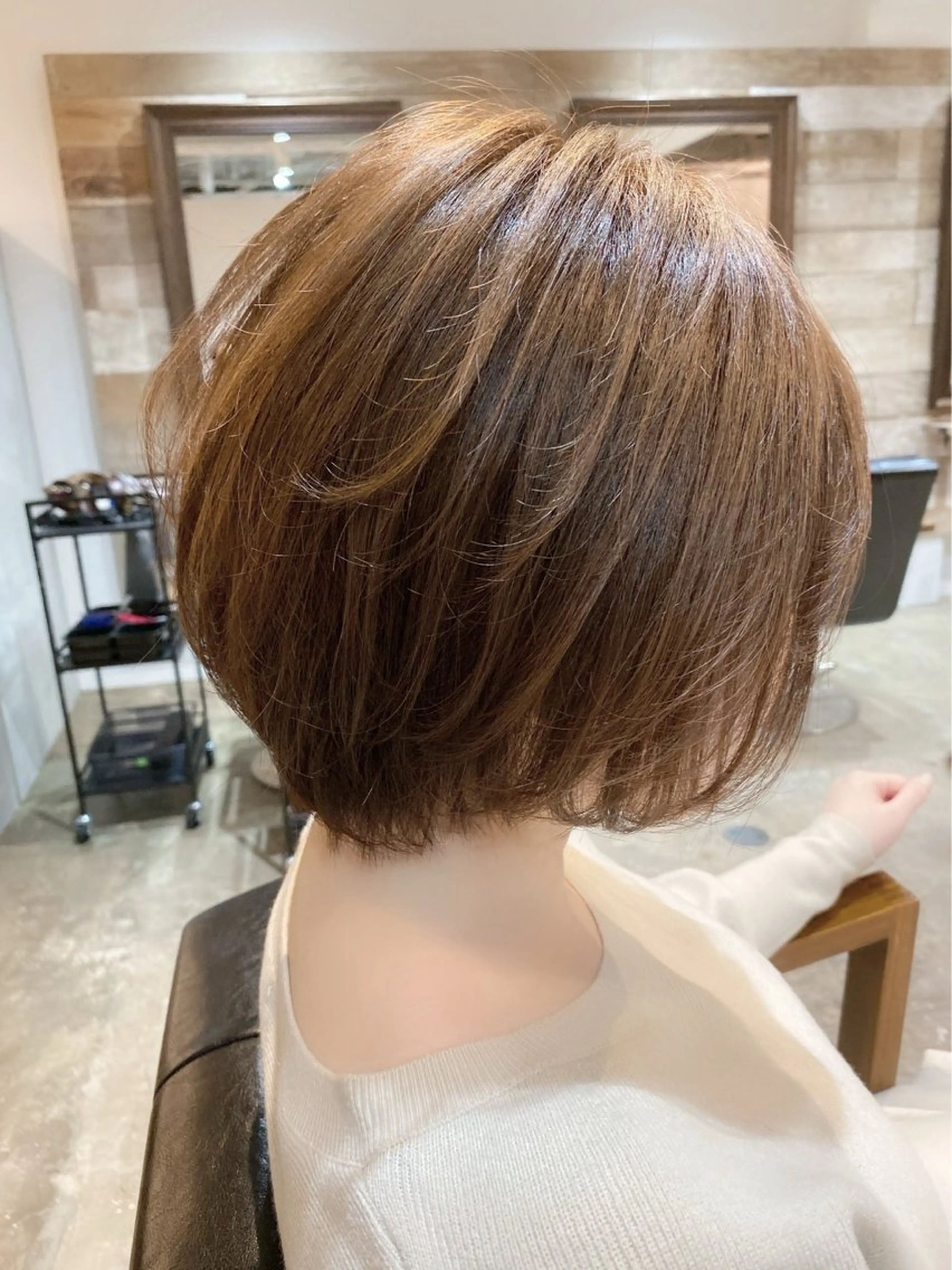 ショート カット トリートメント 宮原 愛果のヘアスタイル