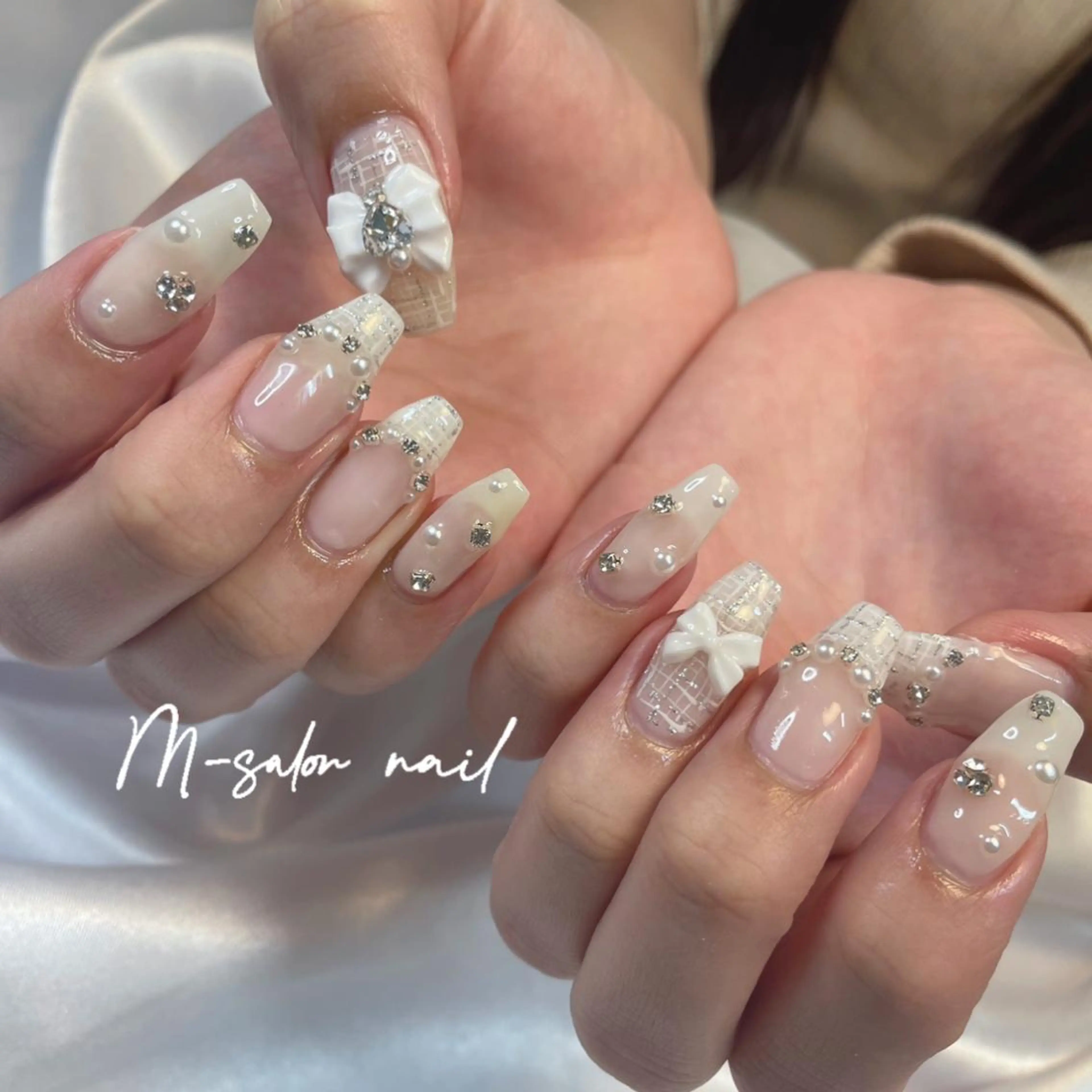 ネイル ハンドネイル 韓国/網紅/パーツ M-salonのネイルデザイン