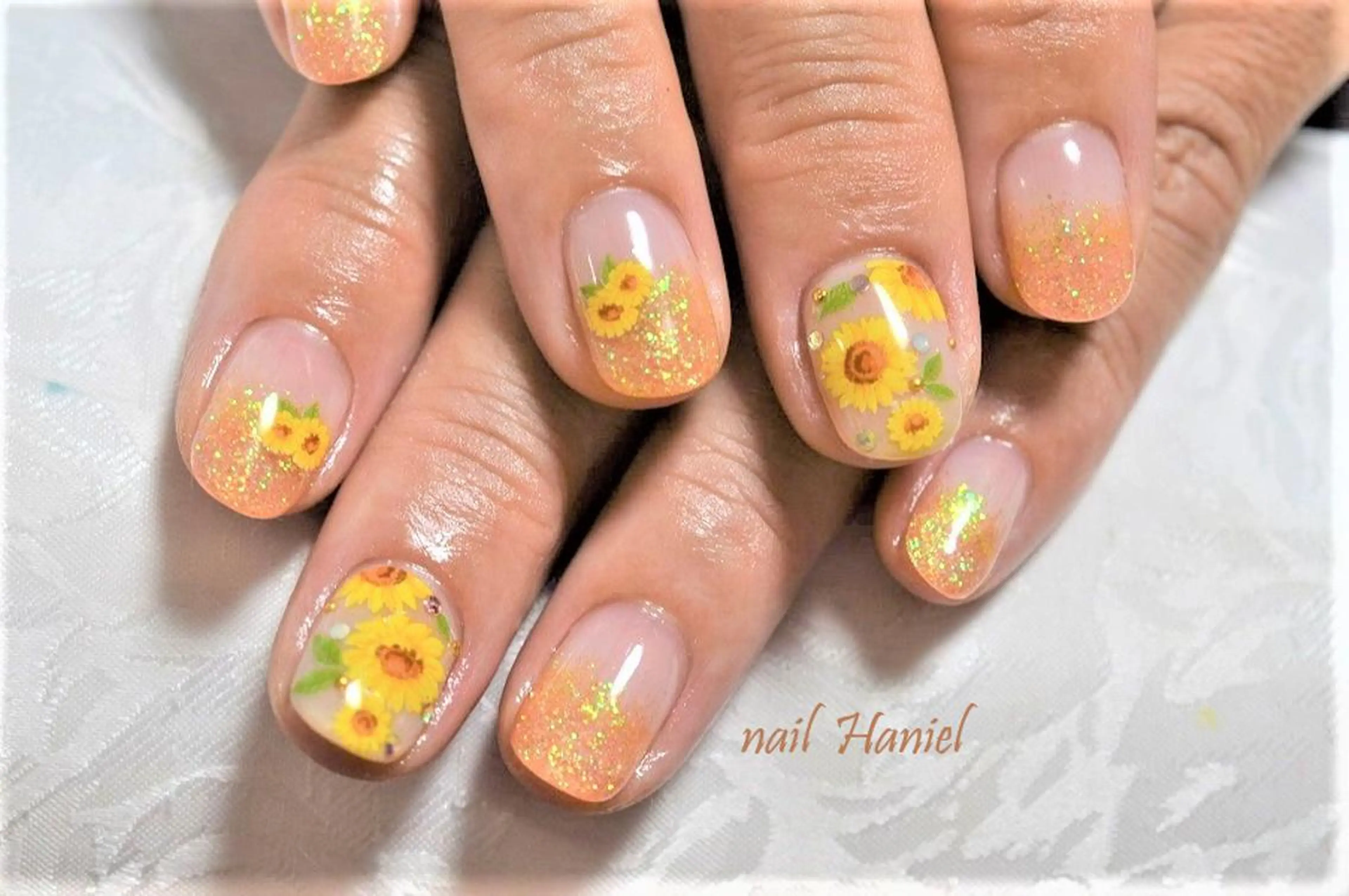 ネイル フットネイル ジェルネイル パラジェル 夏ネイル nail Haniel所属・半蔵門サロンハニエル 魅神 ちよのネイルデザイン