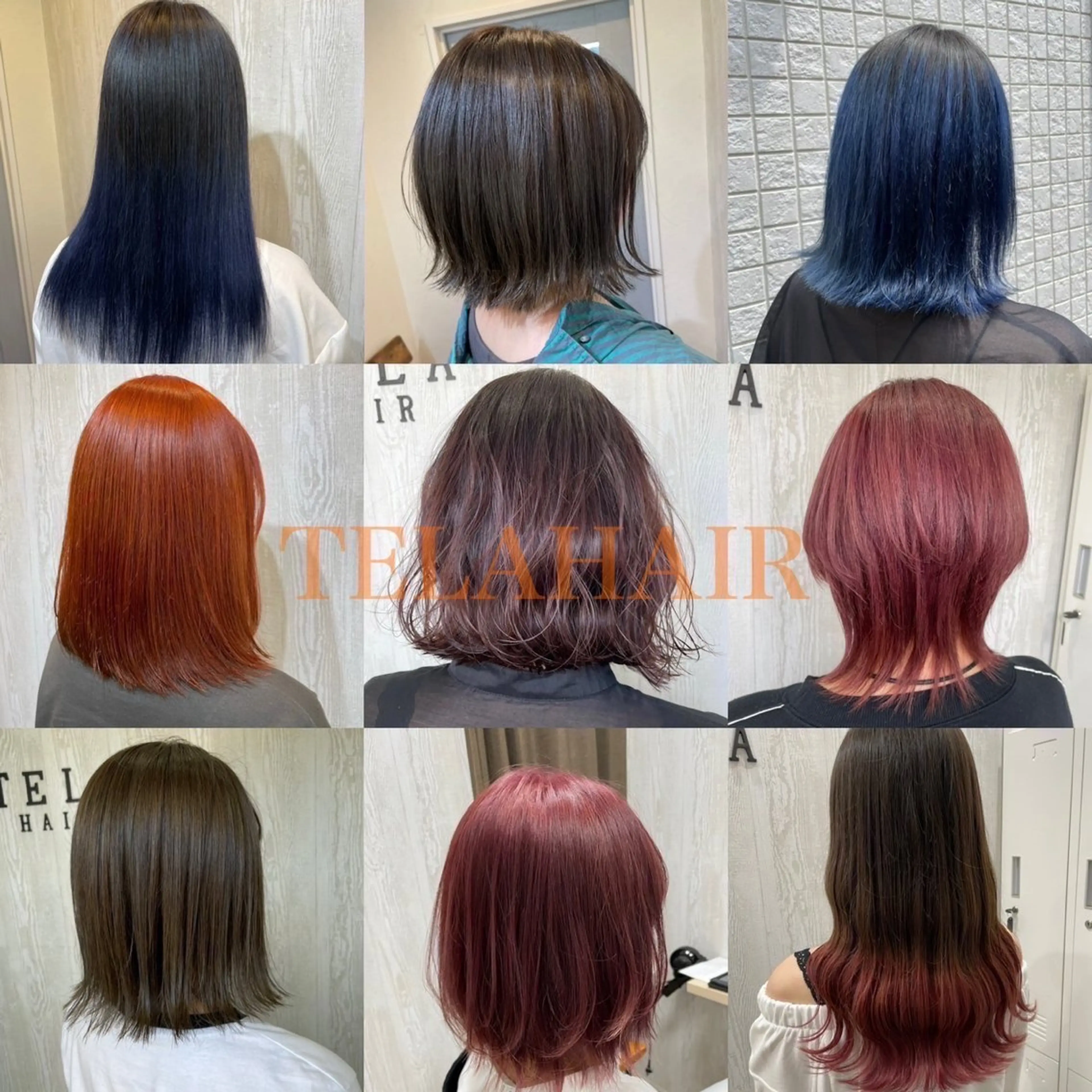 カラー 阿部 優奈のヘアスタイル