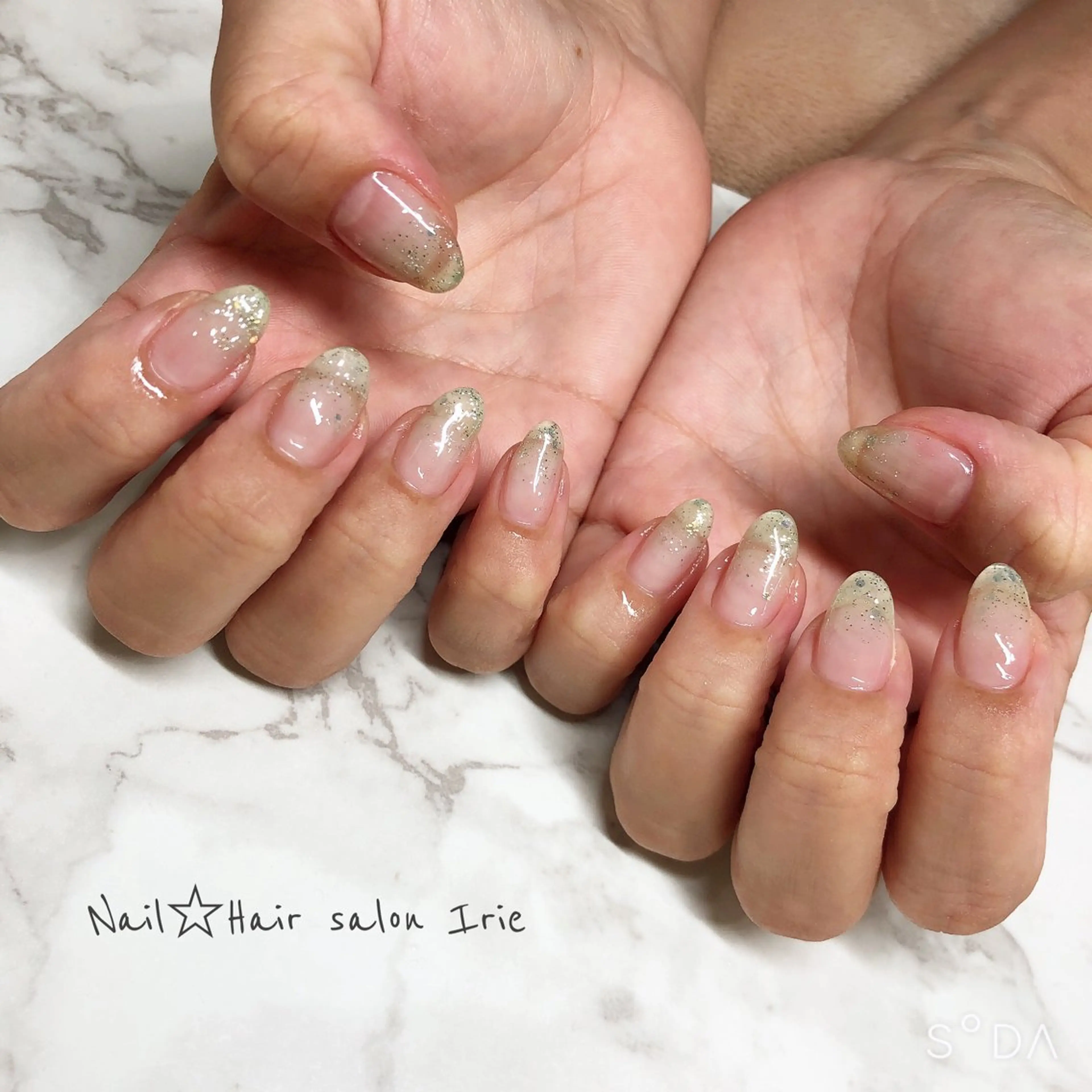 ネイル ハンドネイル ハンドケア Hair salon Irie所属・與儀 知佳のネイルデザイン