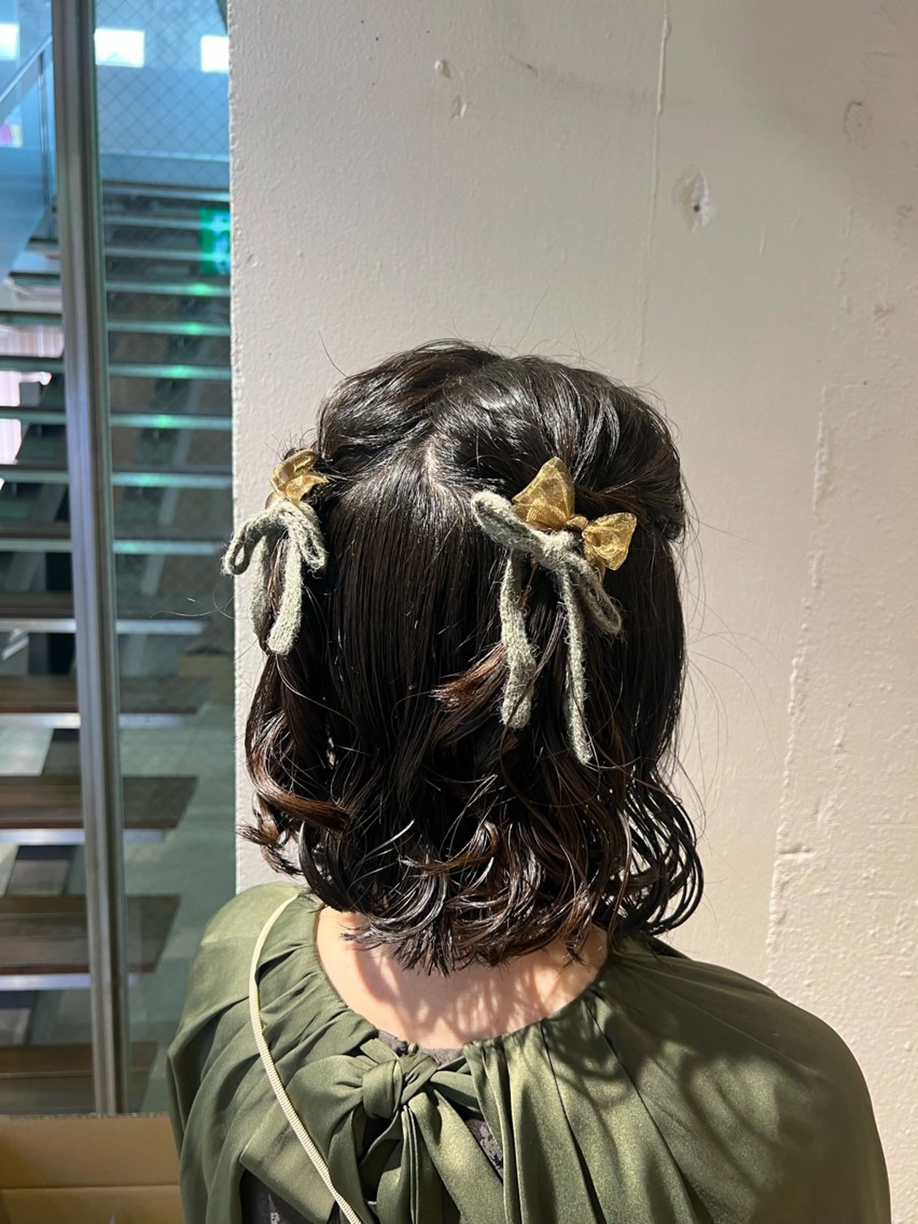 ショート ヘアアレンジ ボブ ヘアセット SALOWIN川崎WEST店所属・🌷川崎/アレンジ/ 暖色ボブ/コトネ🌷のヘアスタイル