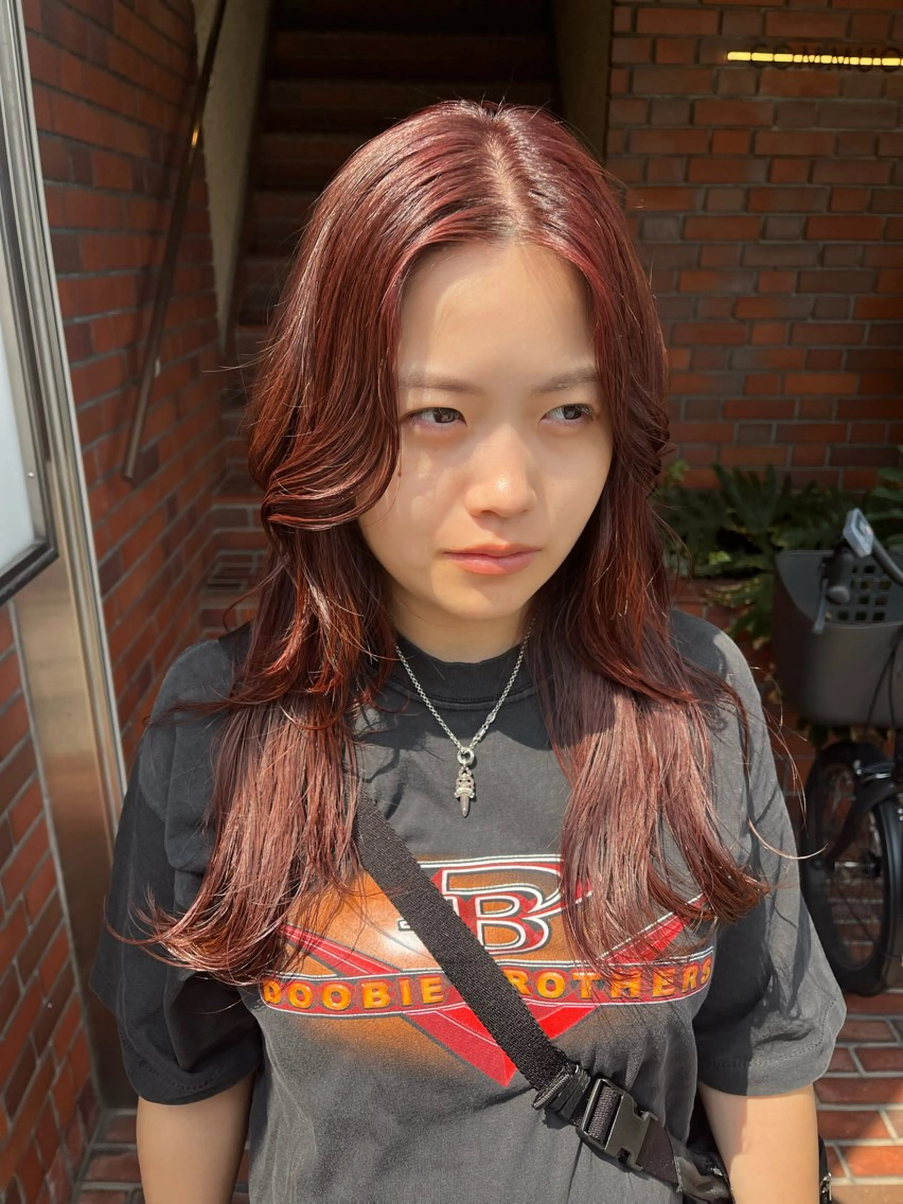 カラー ブリーチ ブリーチなしカラー ヘアカラー 凜 (りん)のヘアスタイル