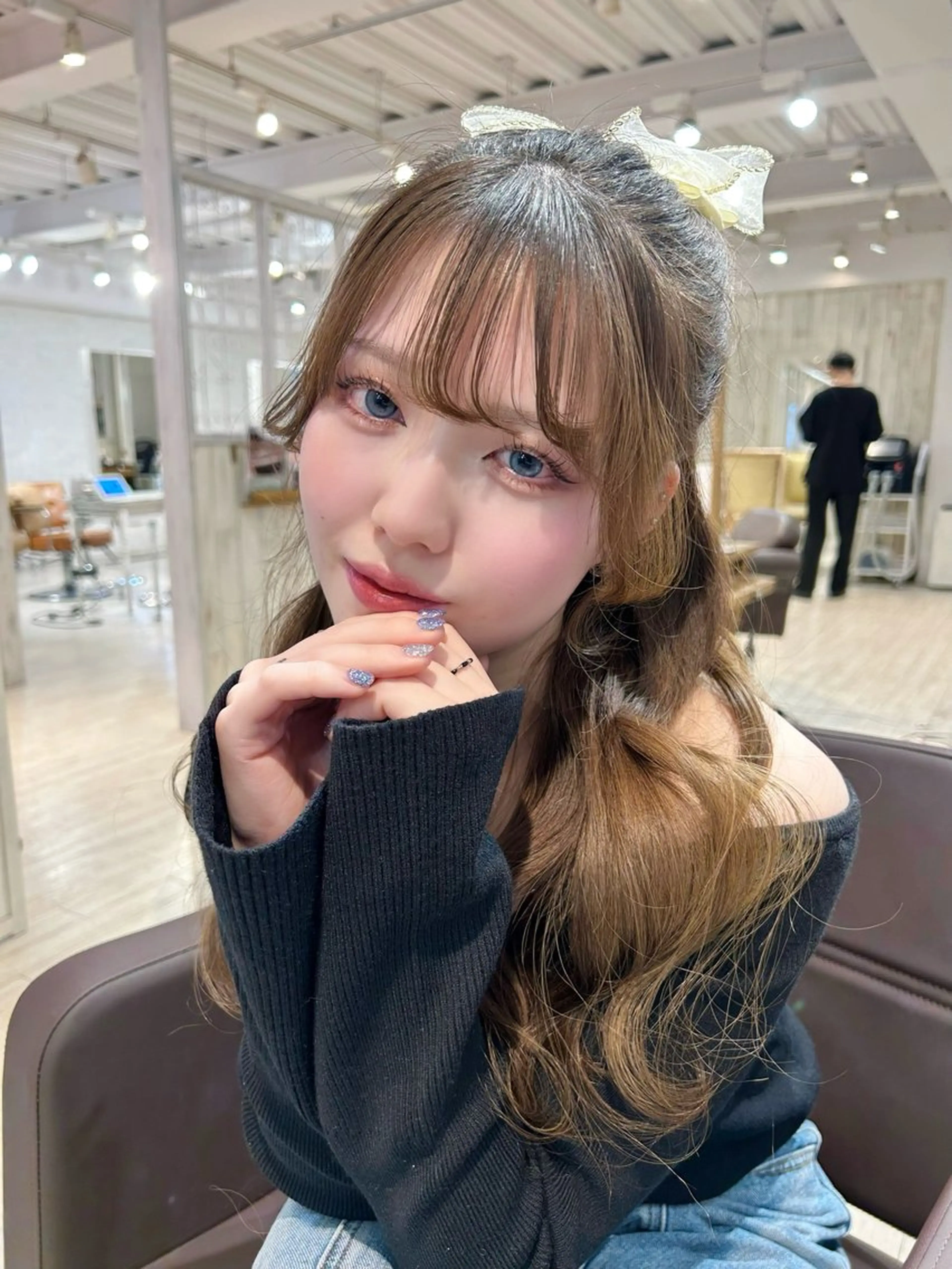 ロング 透明感カラー🫧 🎀美帆のヘアスタイル