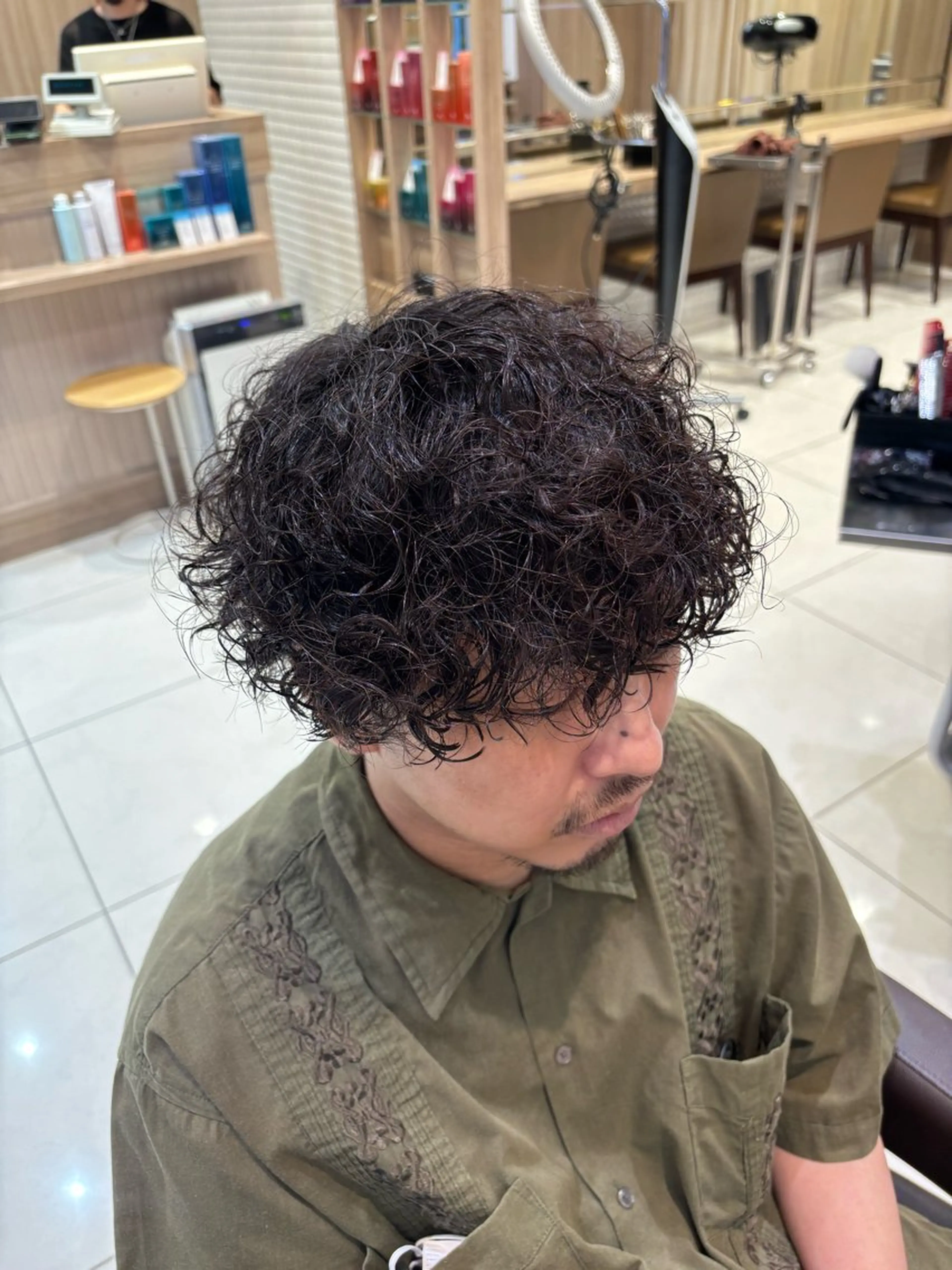 パーマ メンズ メンズパーマ プードルパーマ プードルパーマ カット パーマ 波巻きスパイラル・ カルマ/aoiのヘアスタイル