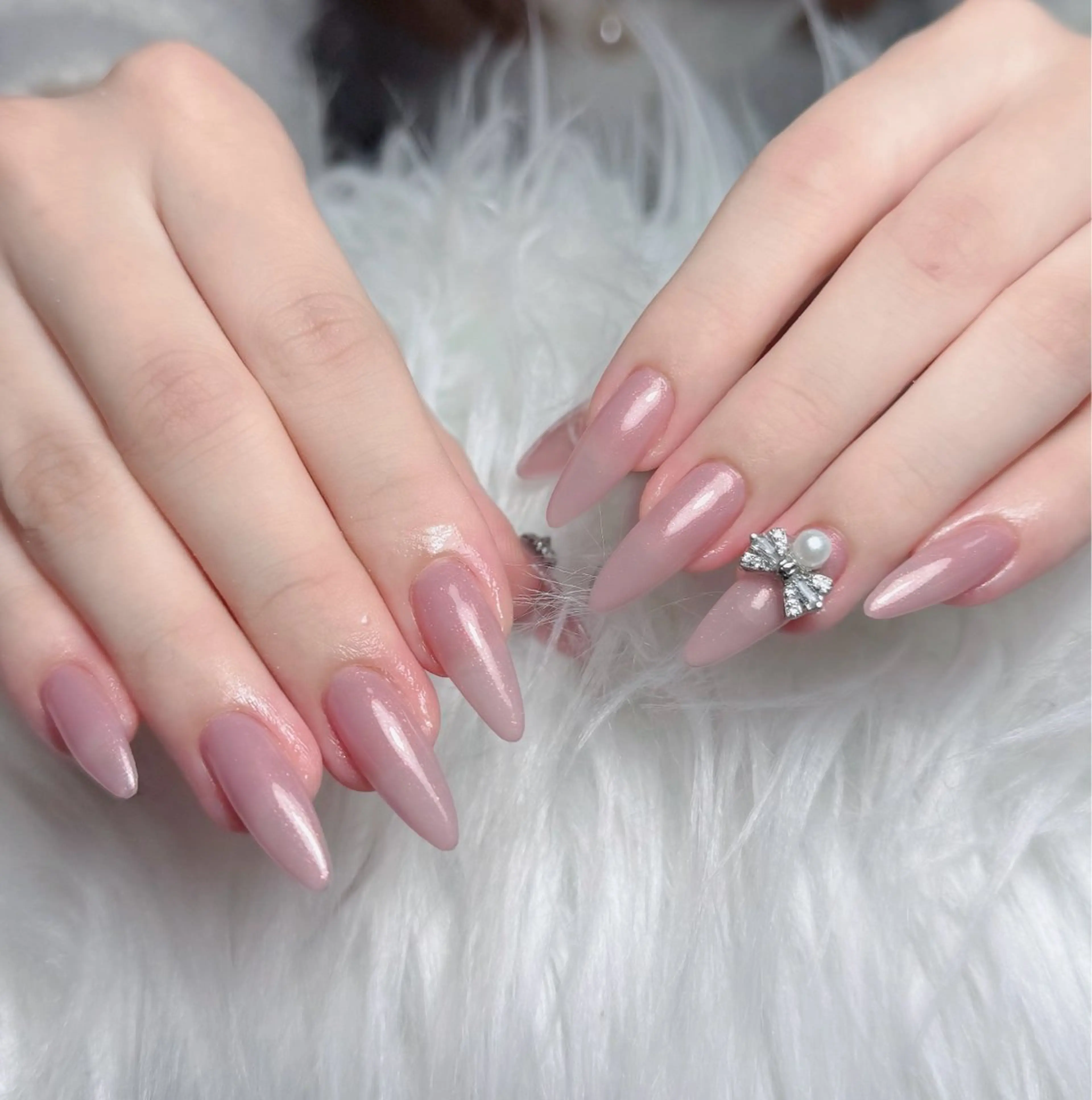 ネイル アートネイル フレンチネイル ジェルネイル 韓国ネイル マグネットネイル ハンドネイル Lenie Nail Okuboのネイルデザイン