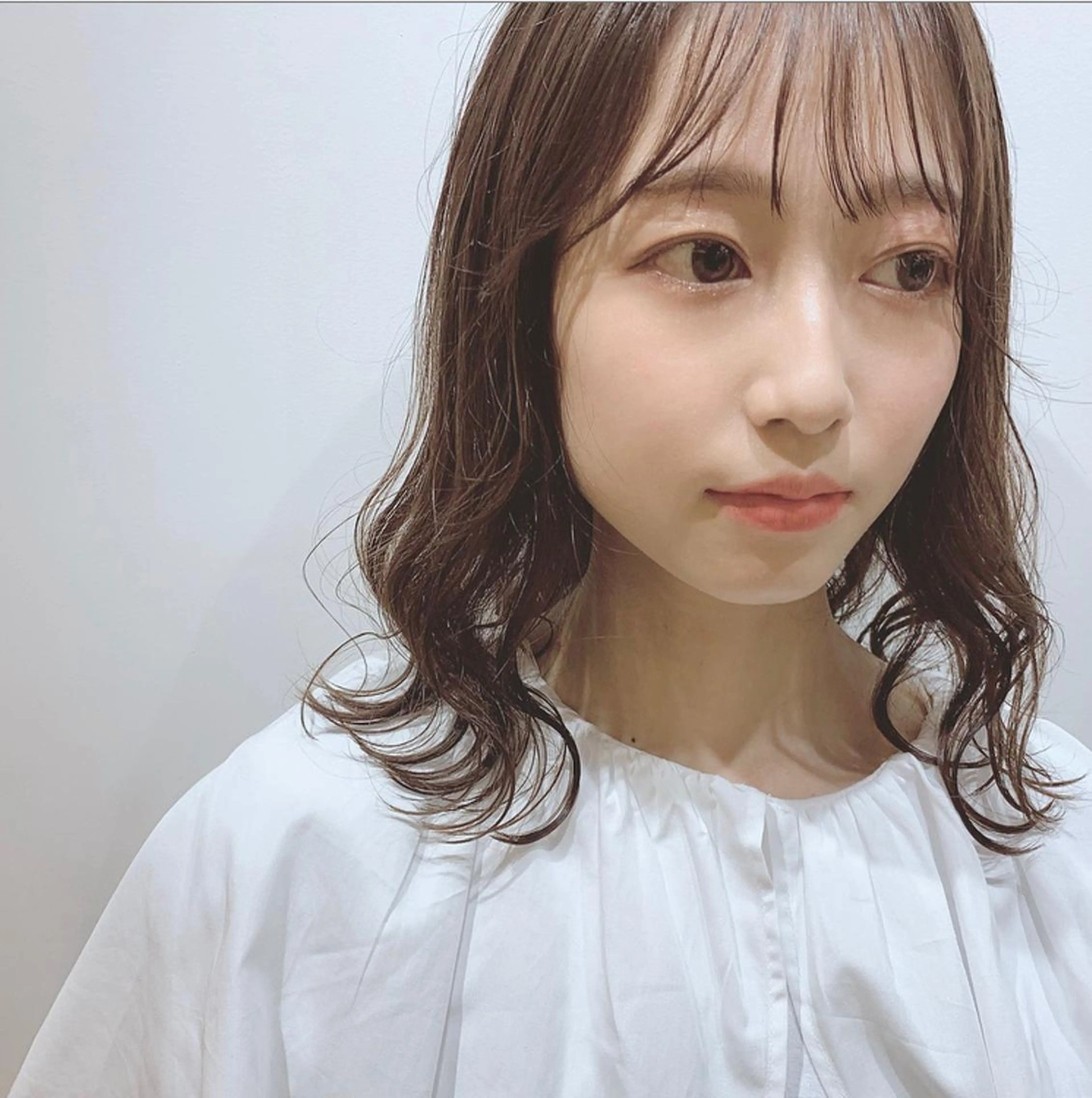 ミディアム カラー ブラウンカラー チョコレートブラウン カット ヘアカラー friity所属・🕊️ HONOKAのヘアスタイル