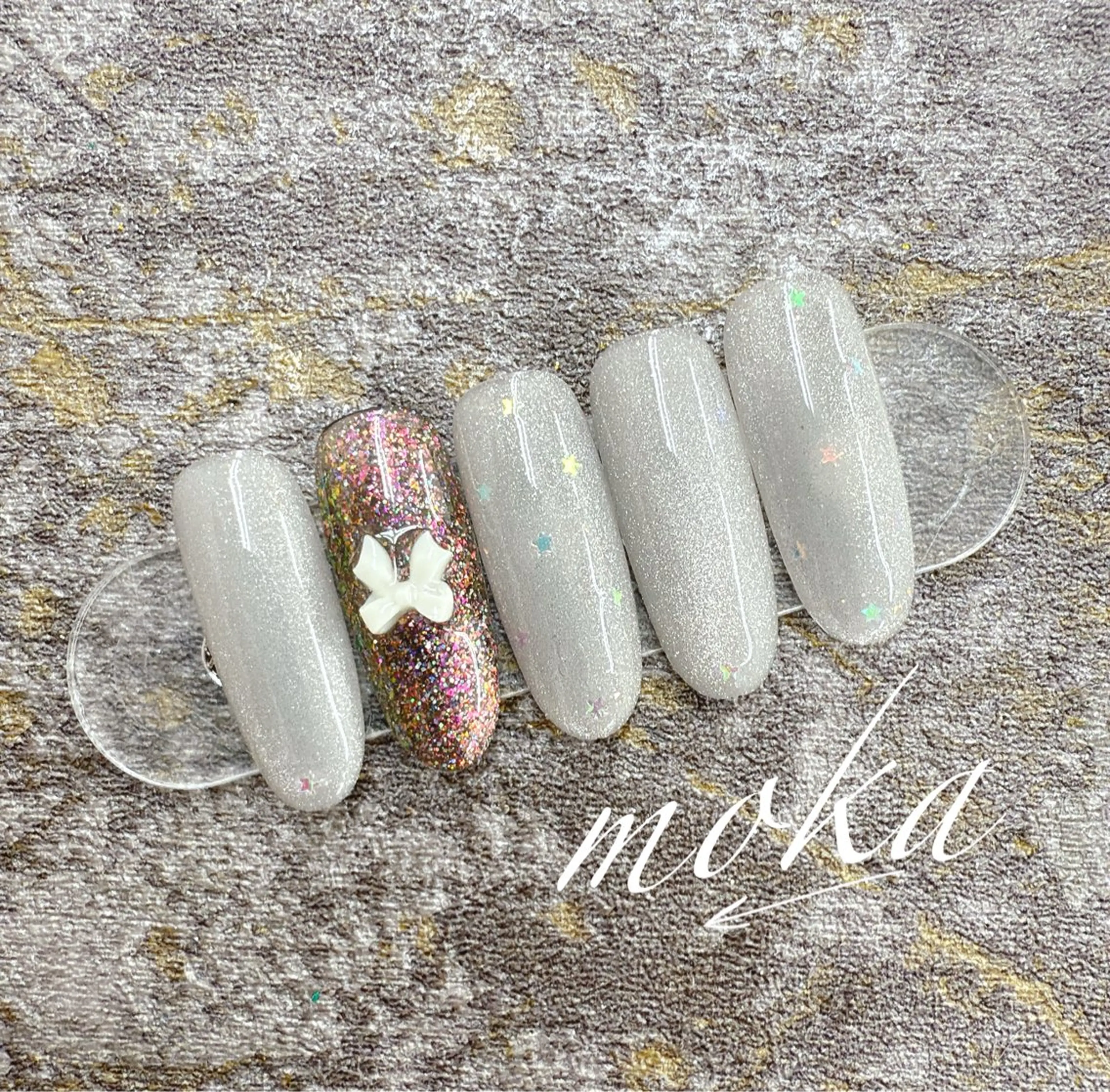 ネイル ハンドネイル ハンドケア 胡蝶蘭レディースサロ ンNailMOKAのネイルデザイン
