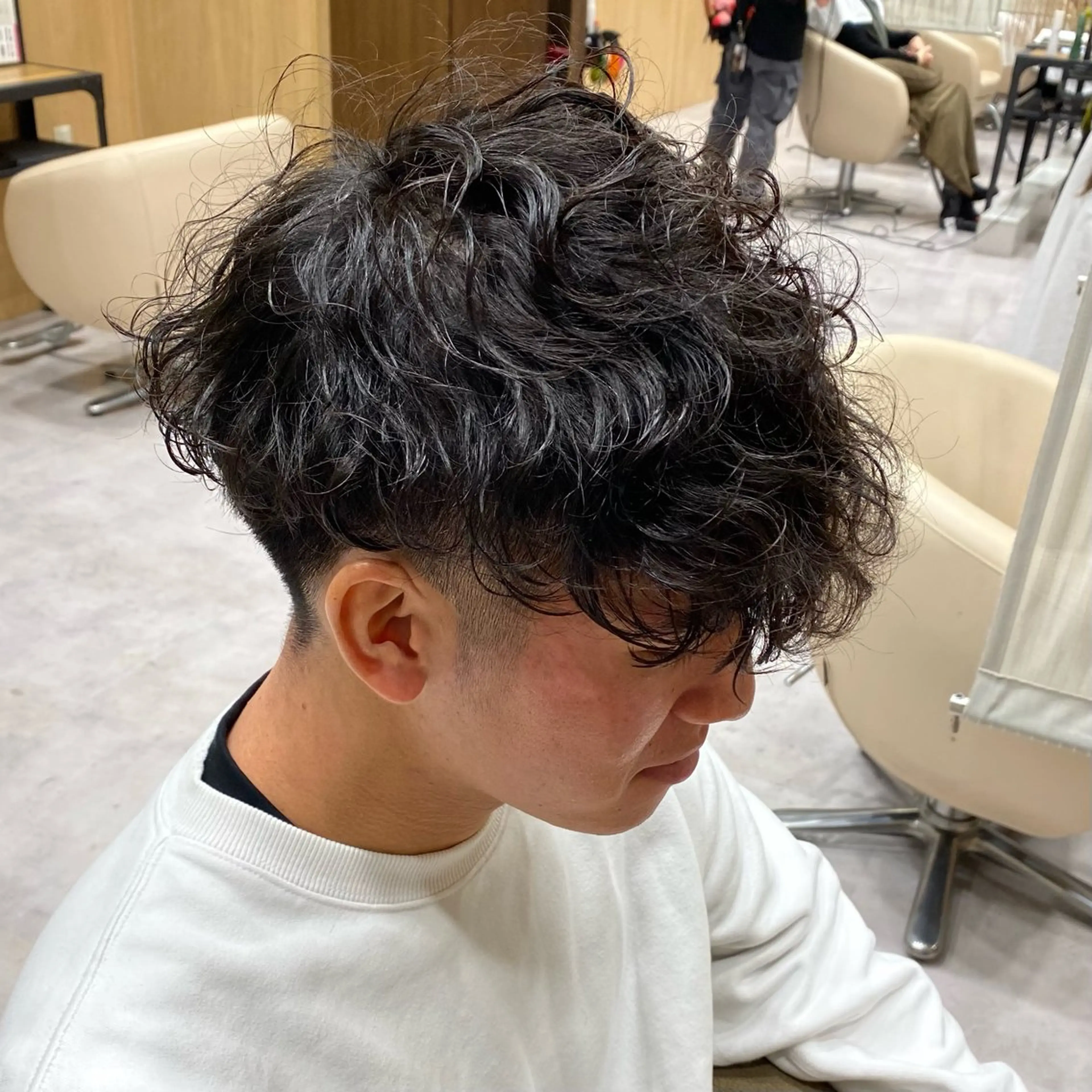 ショート パーマ メンズ UNIX所属・《無料施術》/ メンズパーマ/村上翼のヘアスタイル