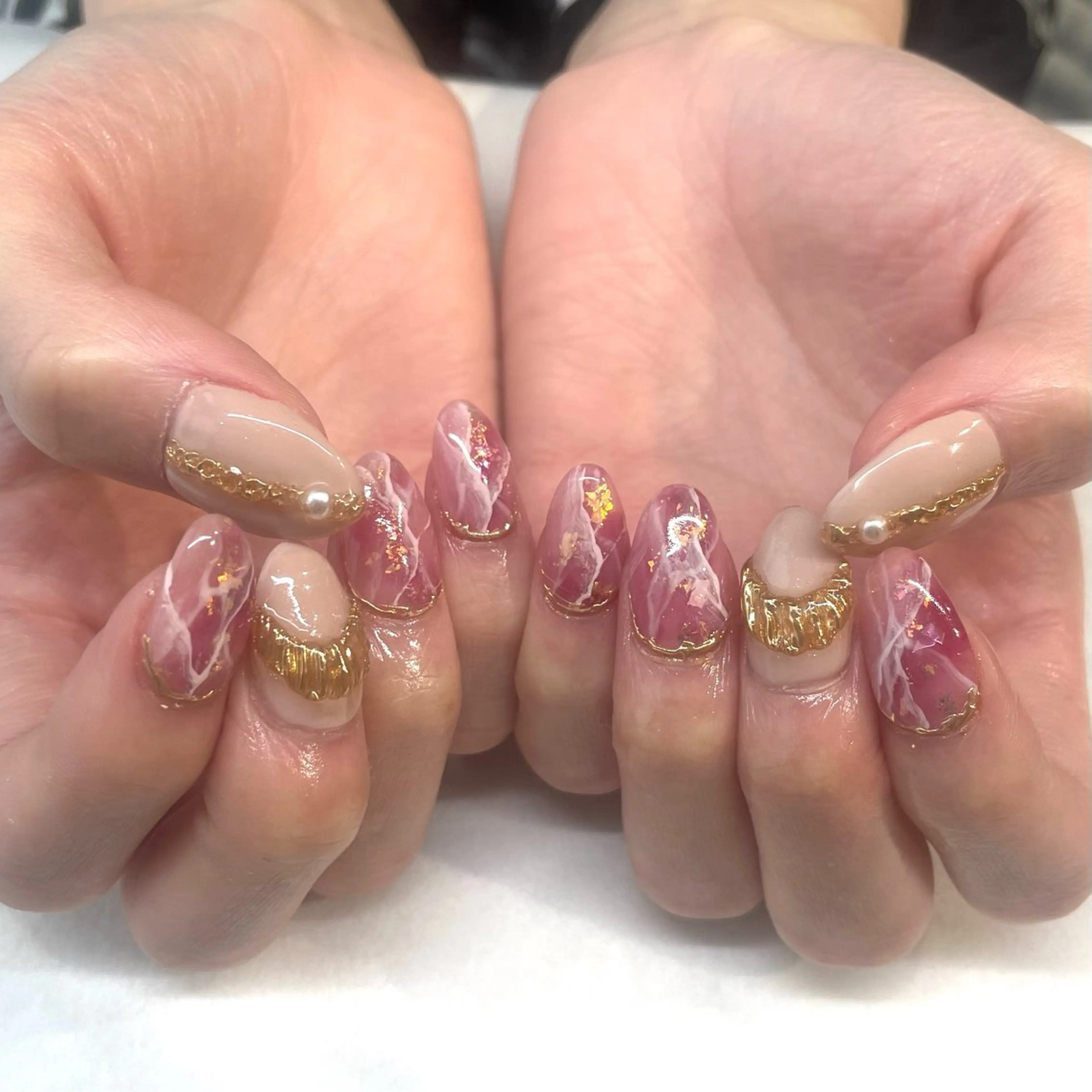 ネイル ハンドネイル 💎🐰 saki. m 🐰💎のネイルデザイン