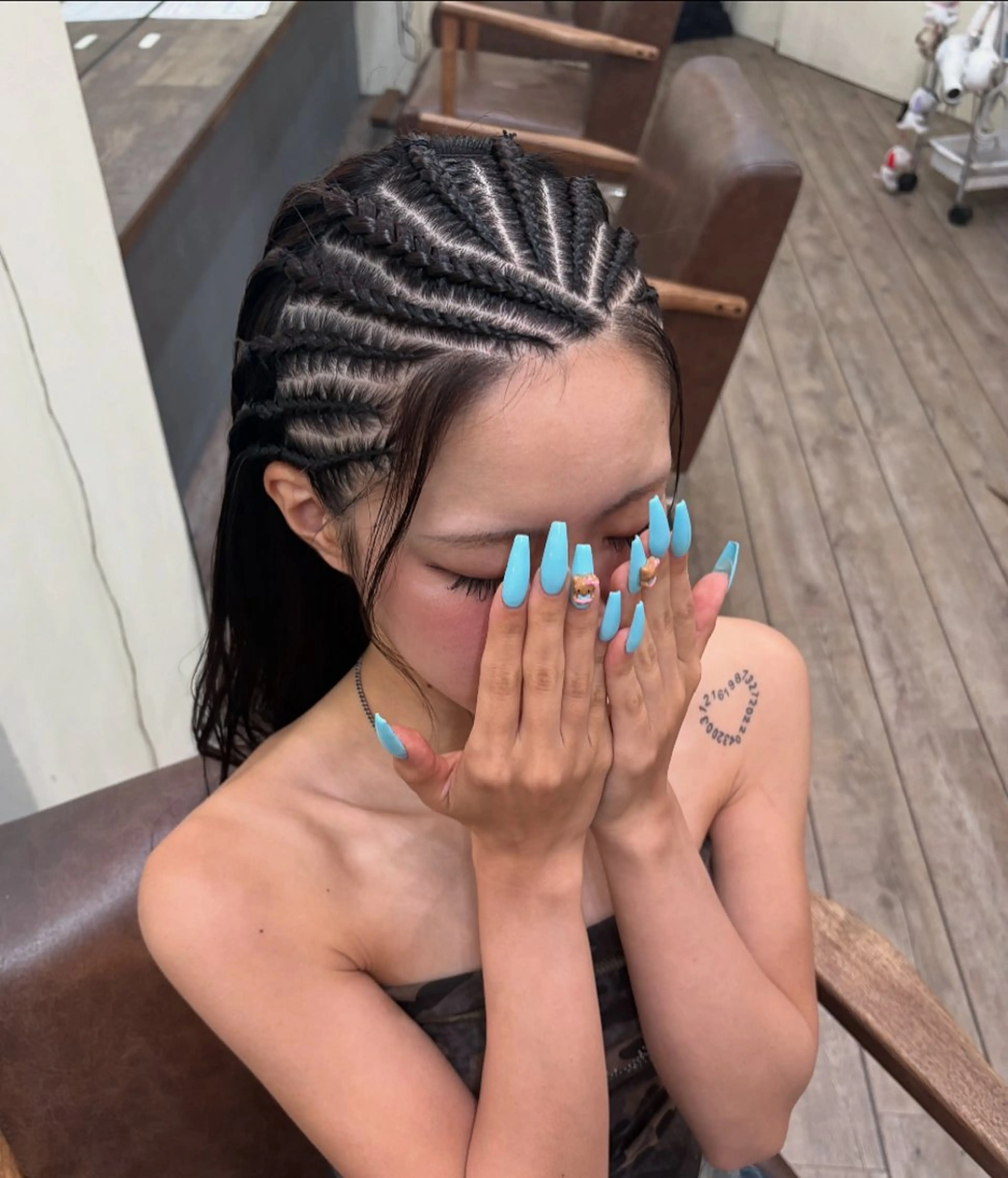 ヘアアレンジ ヘアセット 黒坂 佳乃のヘアスタイル