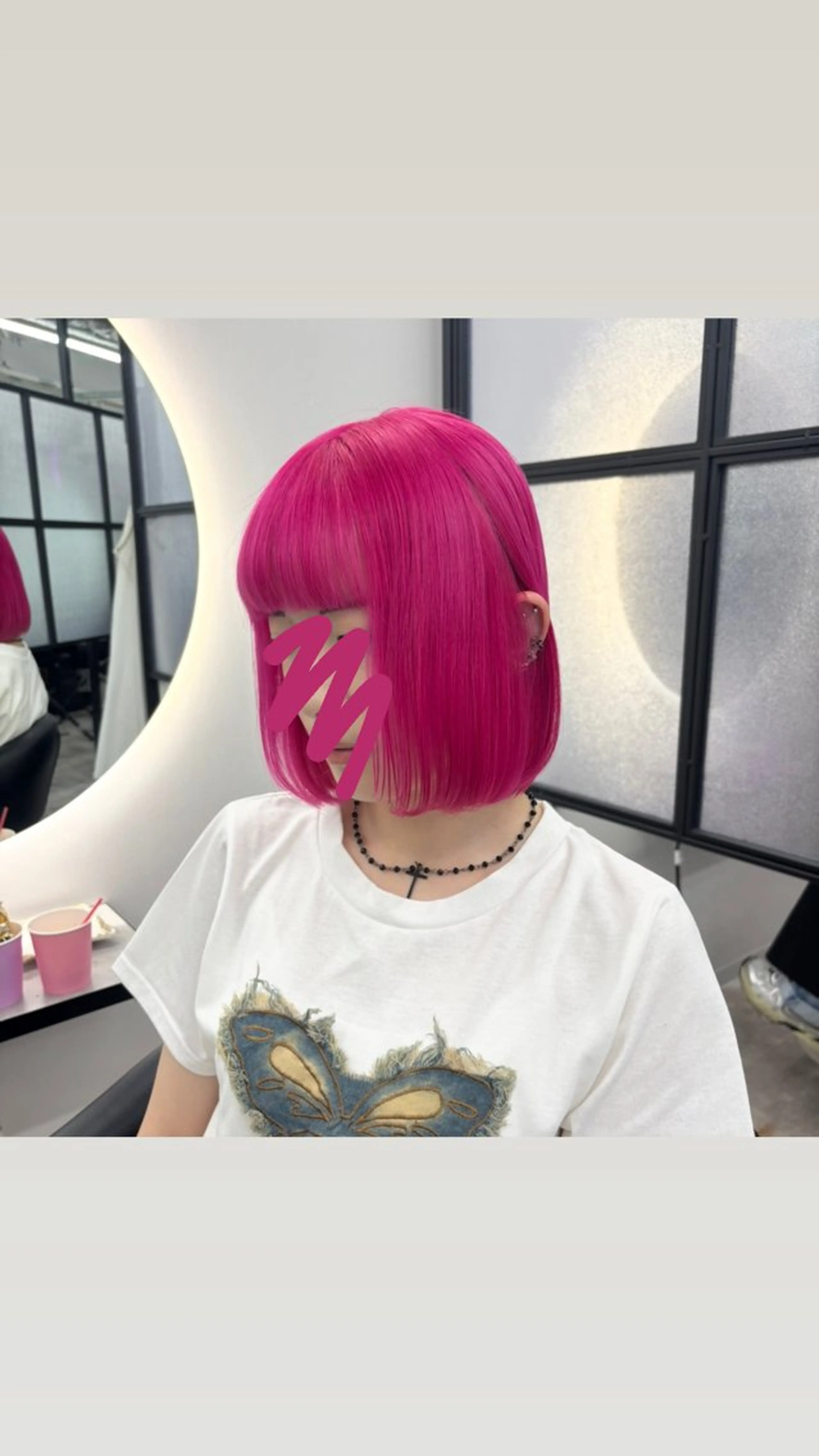 ミディアム カラー ヘアカラー Ren. 🦋デザインカラーのヘアスタイル