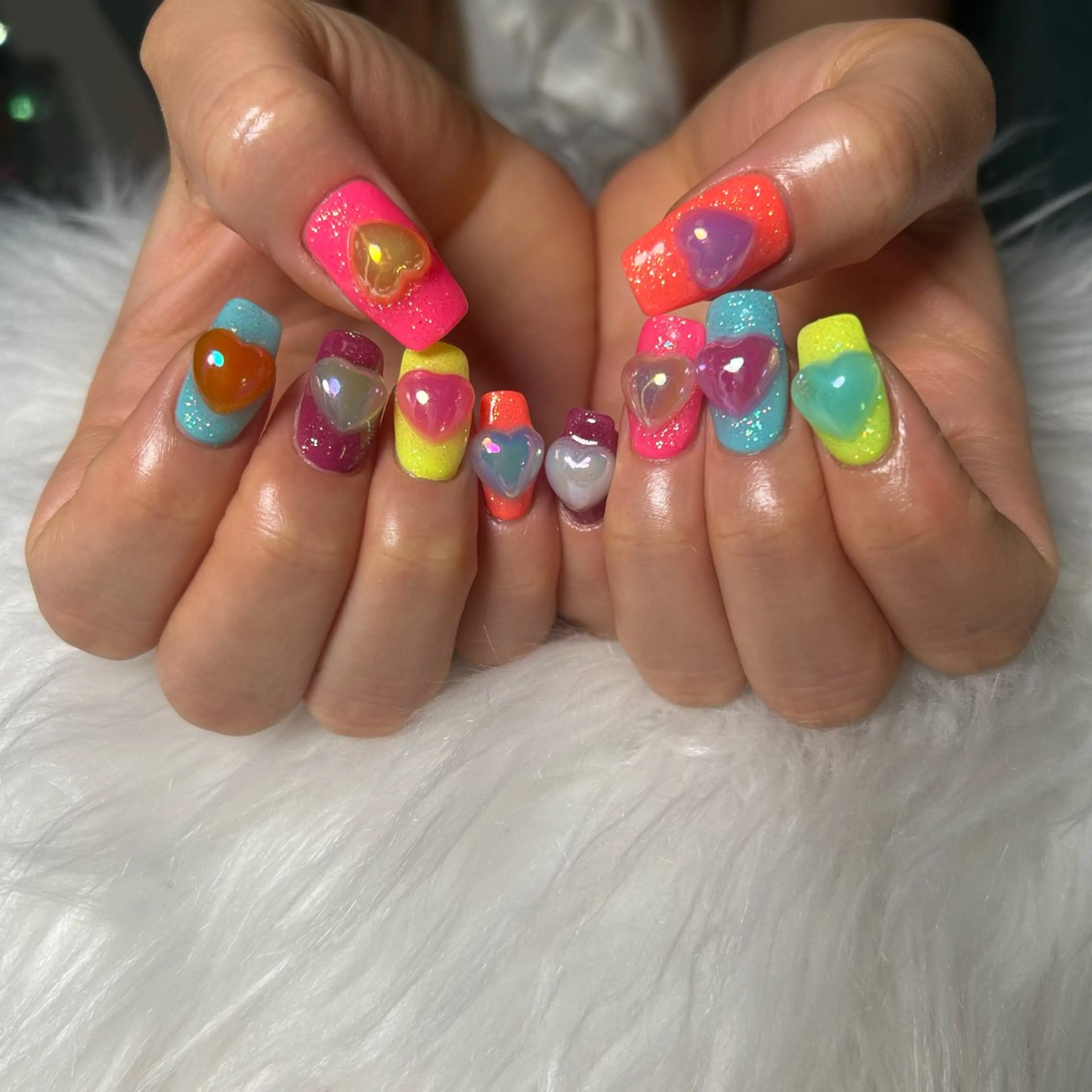 ネイル ハート ハンドネイル haacnails（ハーシーネイル）所属・haac nailsのネイルデザイン