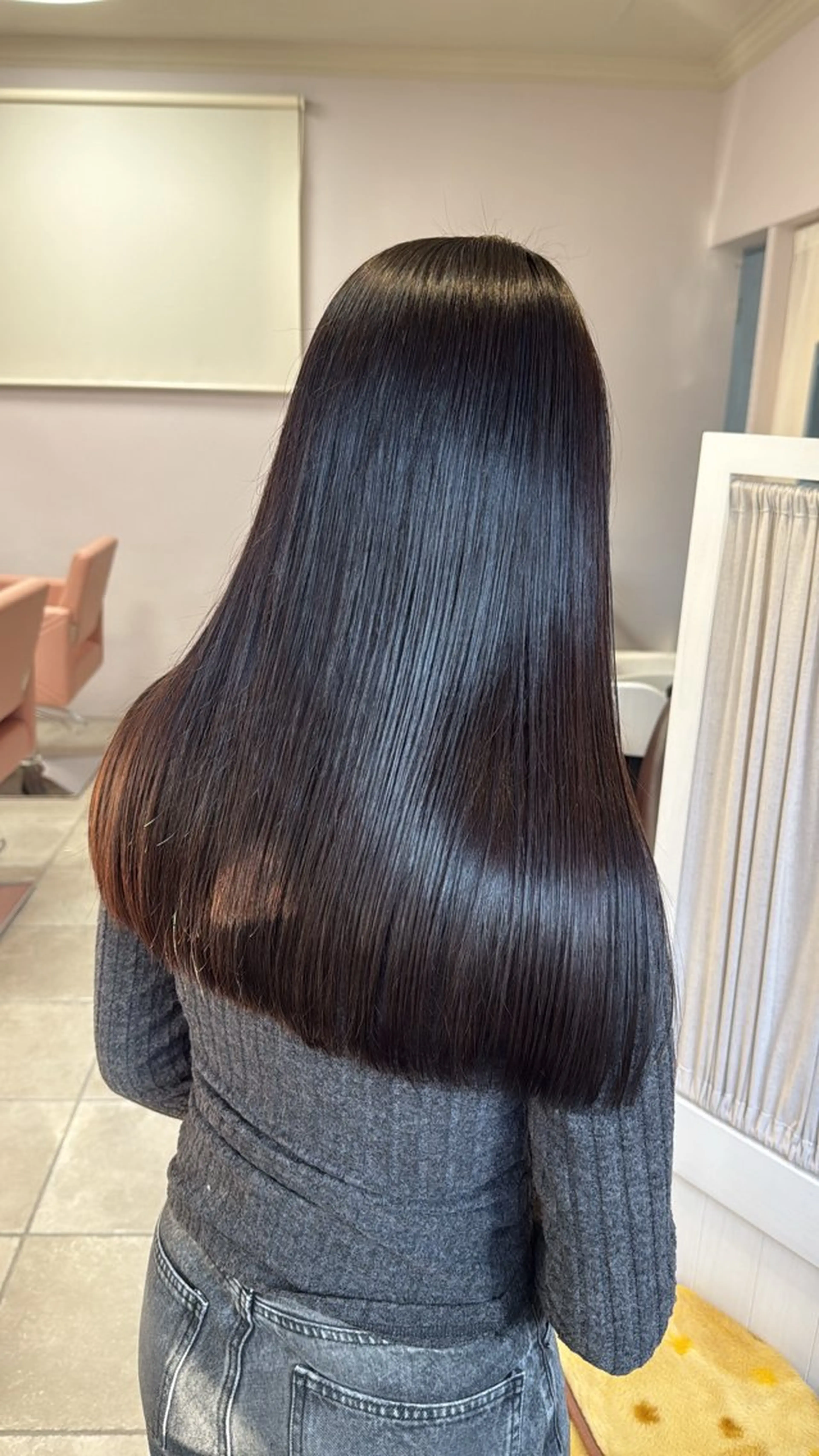 ロング カラー カット ヘアカラー トリートメント Sakura .のヘアスタイル