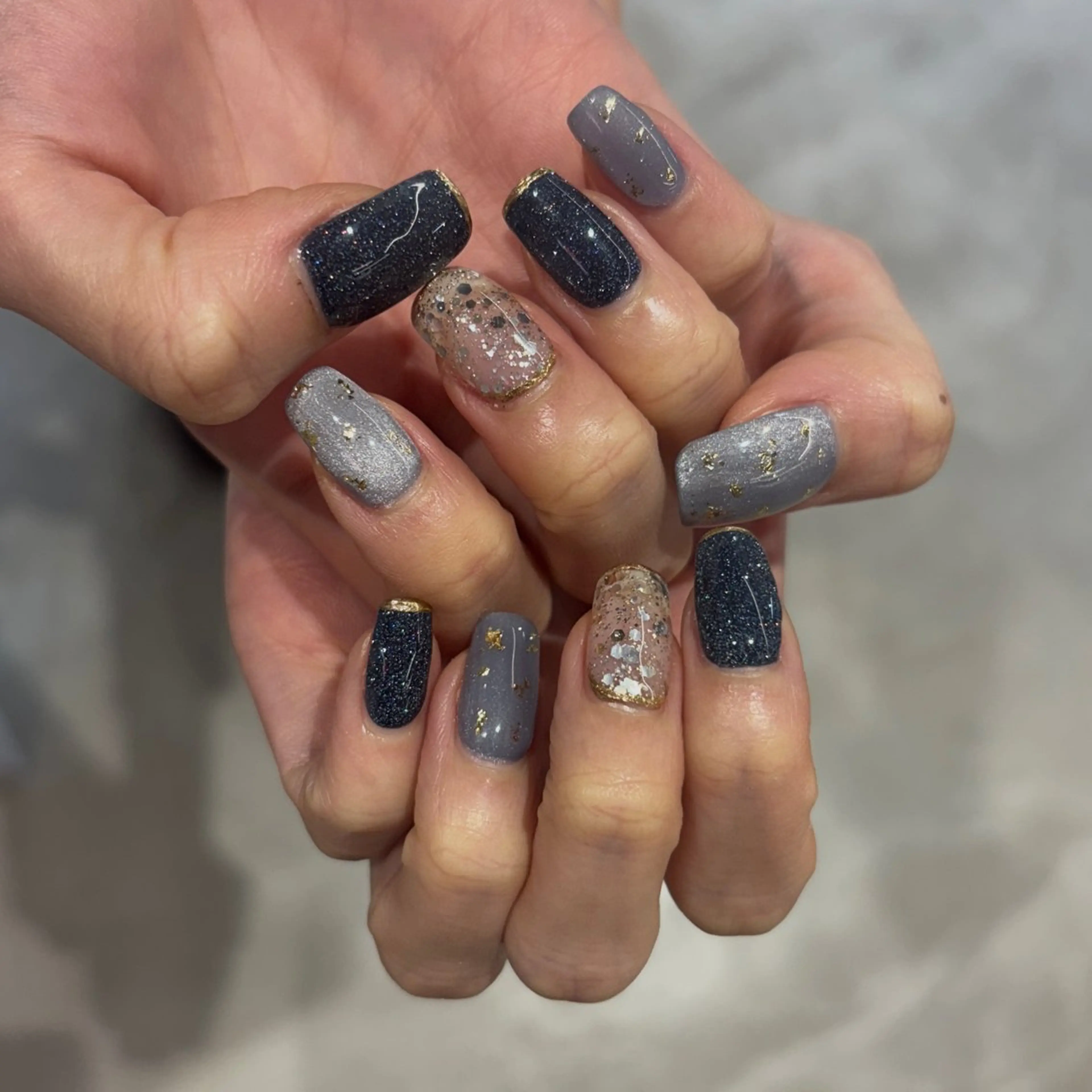 ネイル ハンドネイル YURIN 𓈒ㅤׂ 𝜗𝜚のネイルデザイン