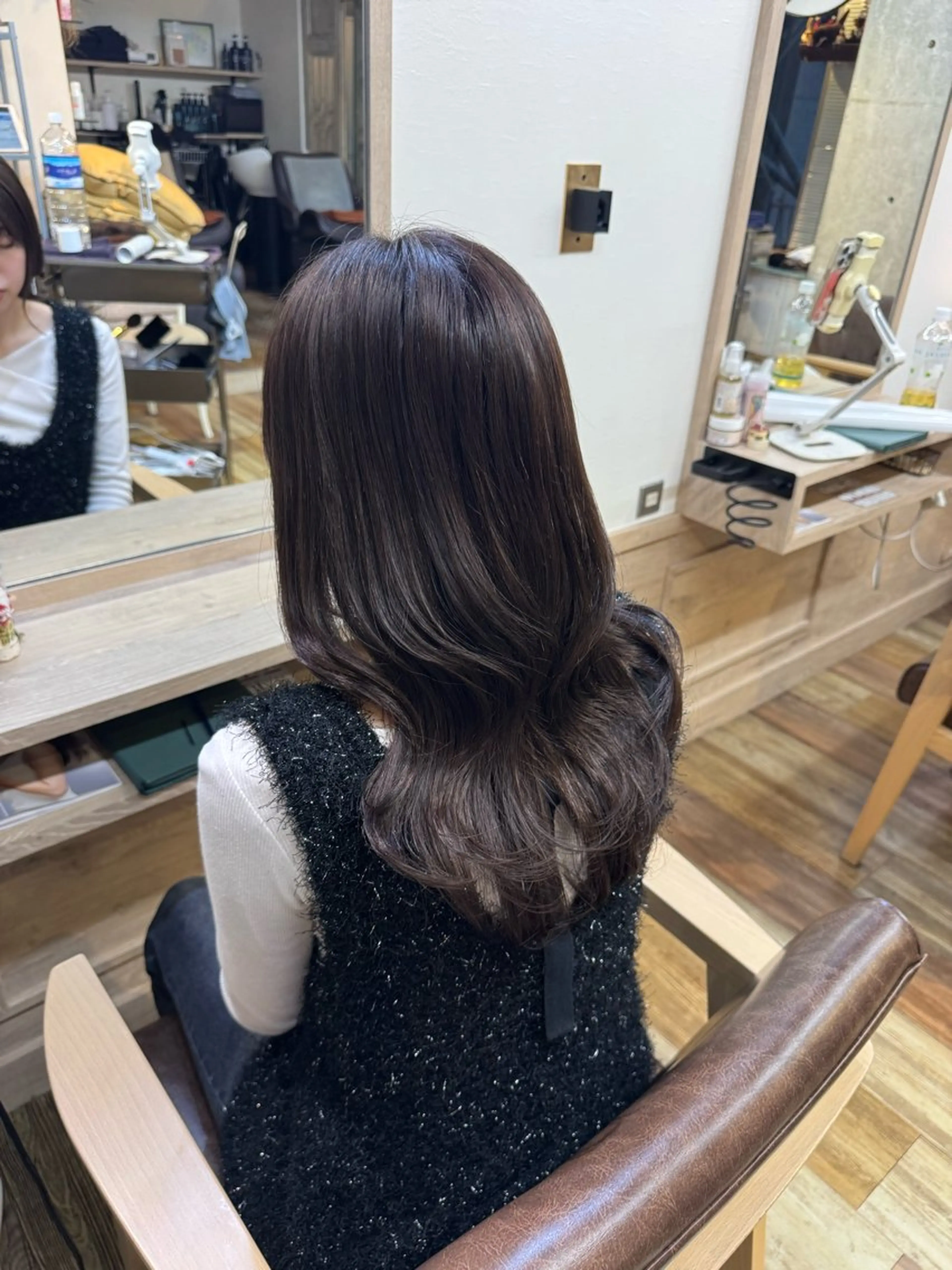 【12月限定！】ロングカット+カラー+トリートメント🫧の写真