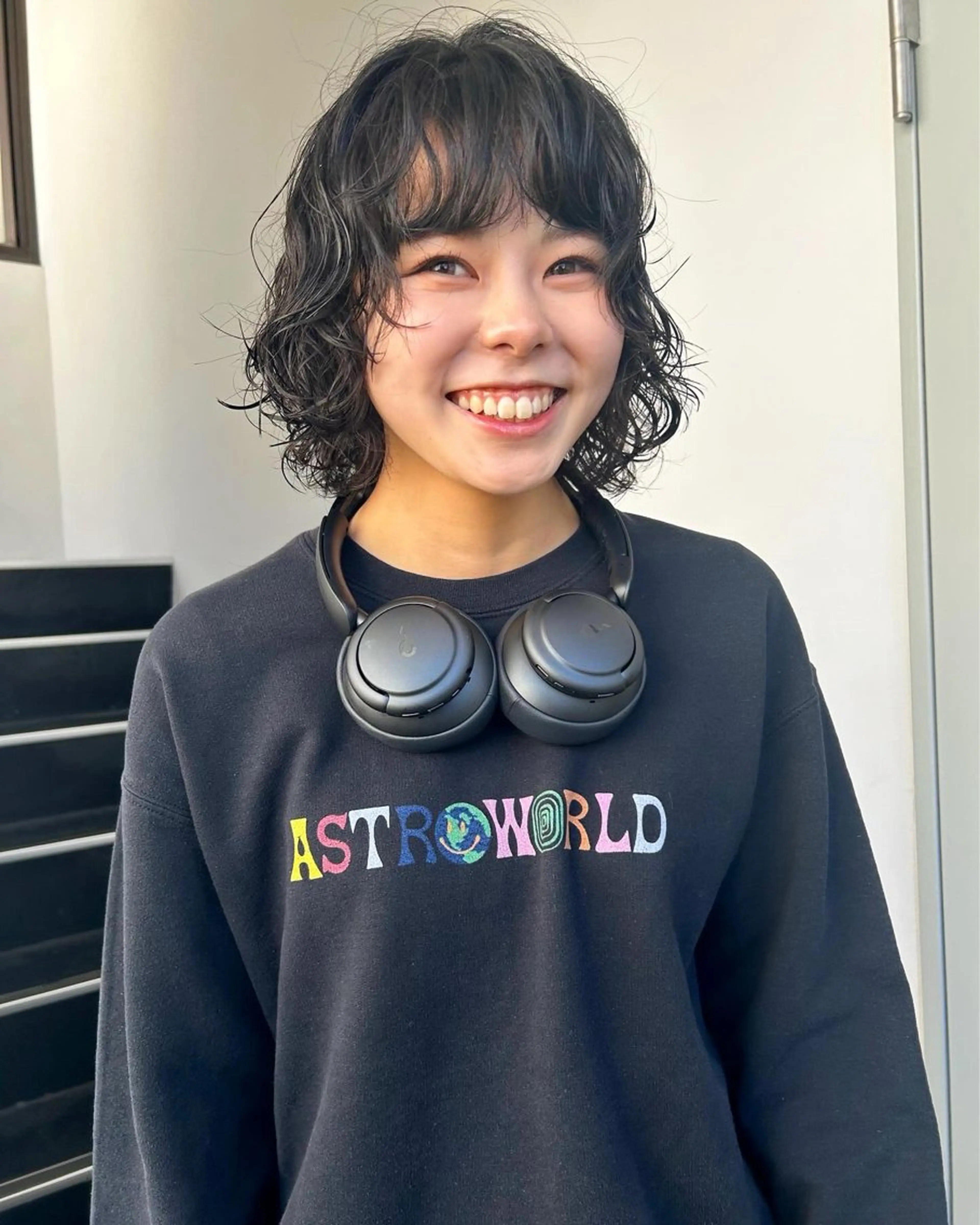 ミディアム パーマ ミディアムパーマ ボブ レイヤーパーマ🪐 伽羅のヘアスタイル