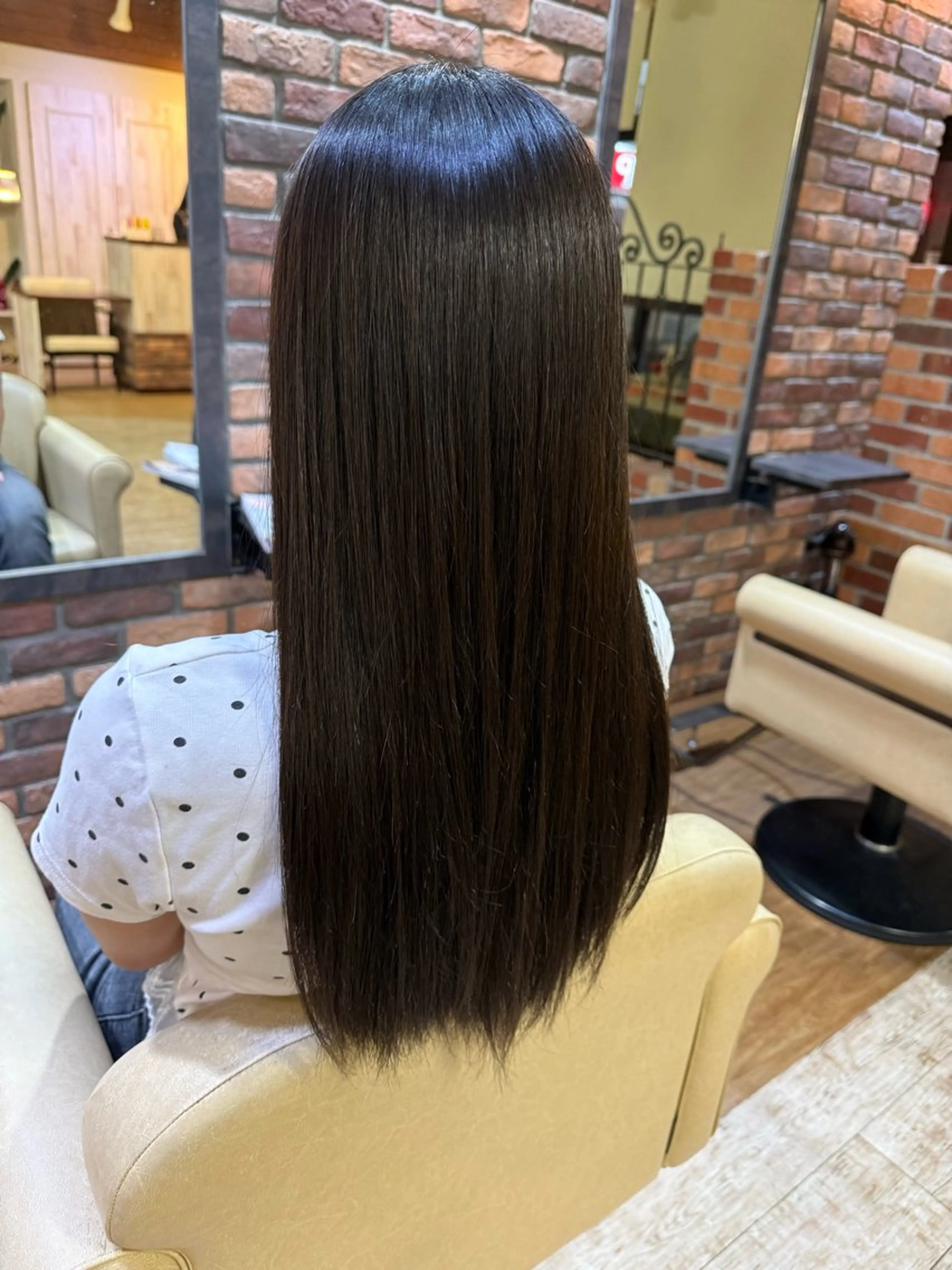 縮毛矯正の写真