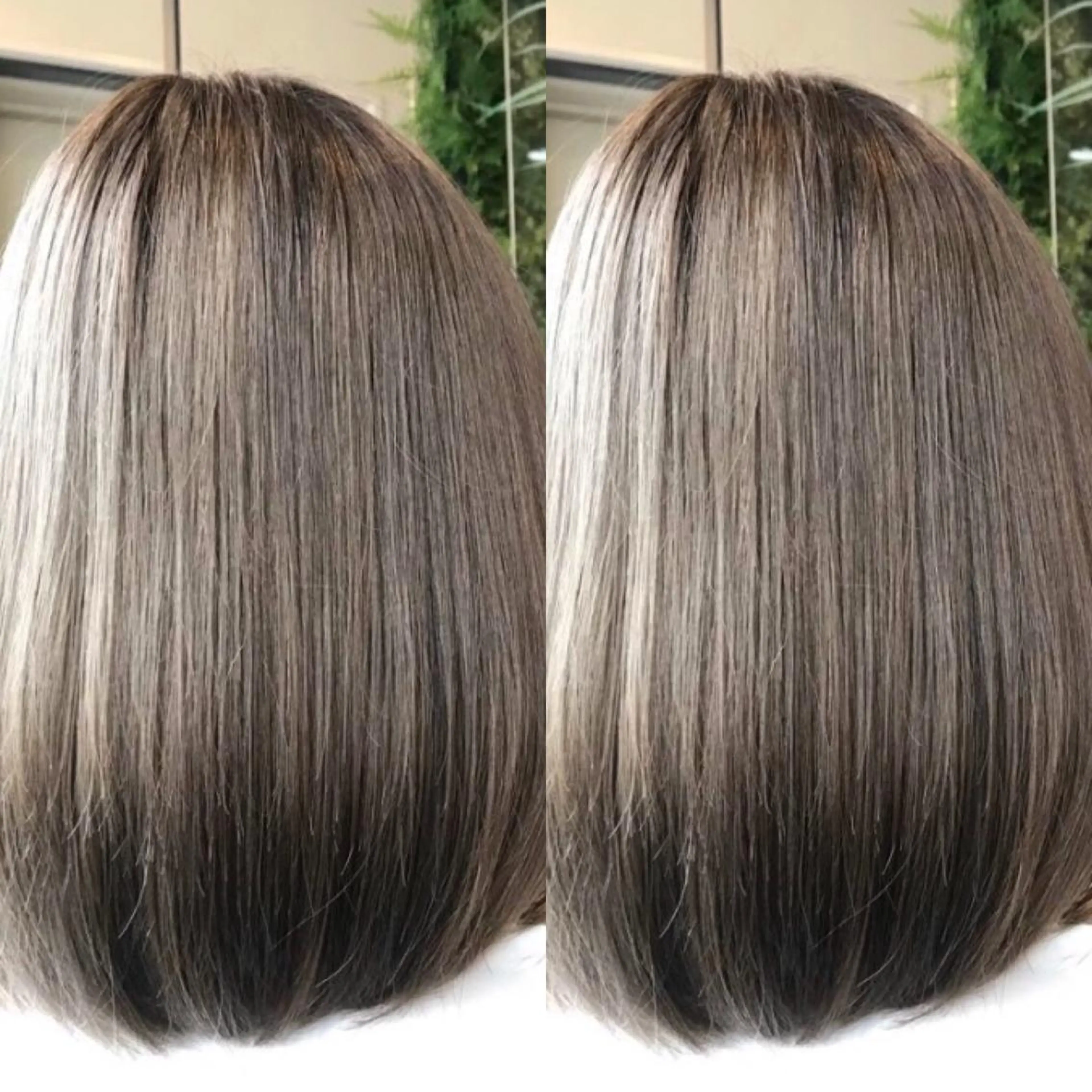 ミディアム カラー ヘアカラー Hanna by W_SALONのヘアスタイル