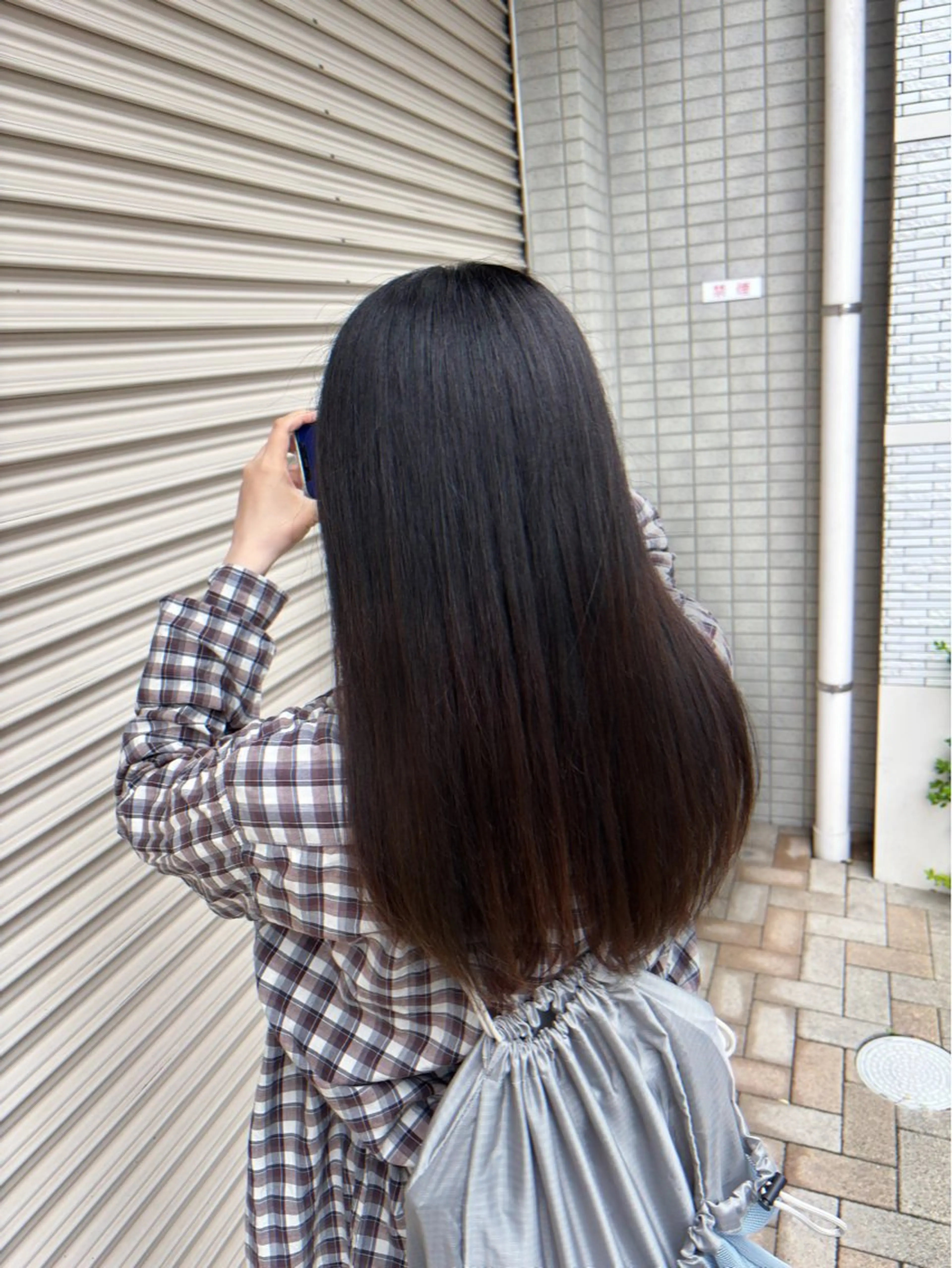ロング カラー 髪質改善 トリートメント ヘアカラー トリートメント Fukuma Karinのヘアスタイル