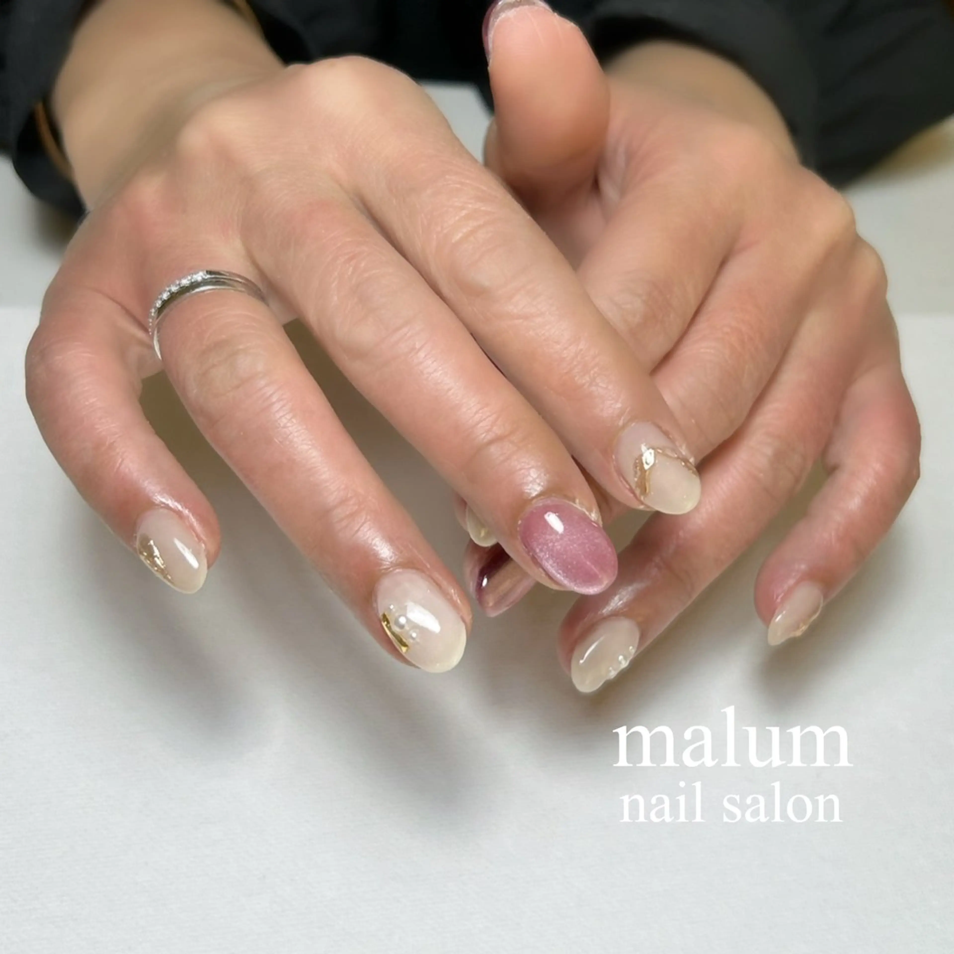 ネイル ハンドネイル malum nailのネイルデザイン