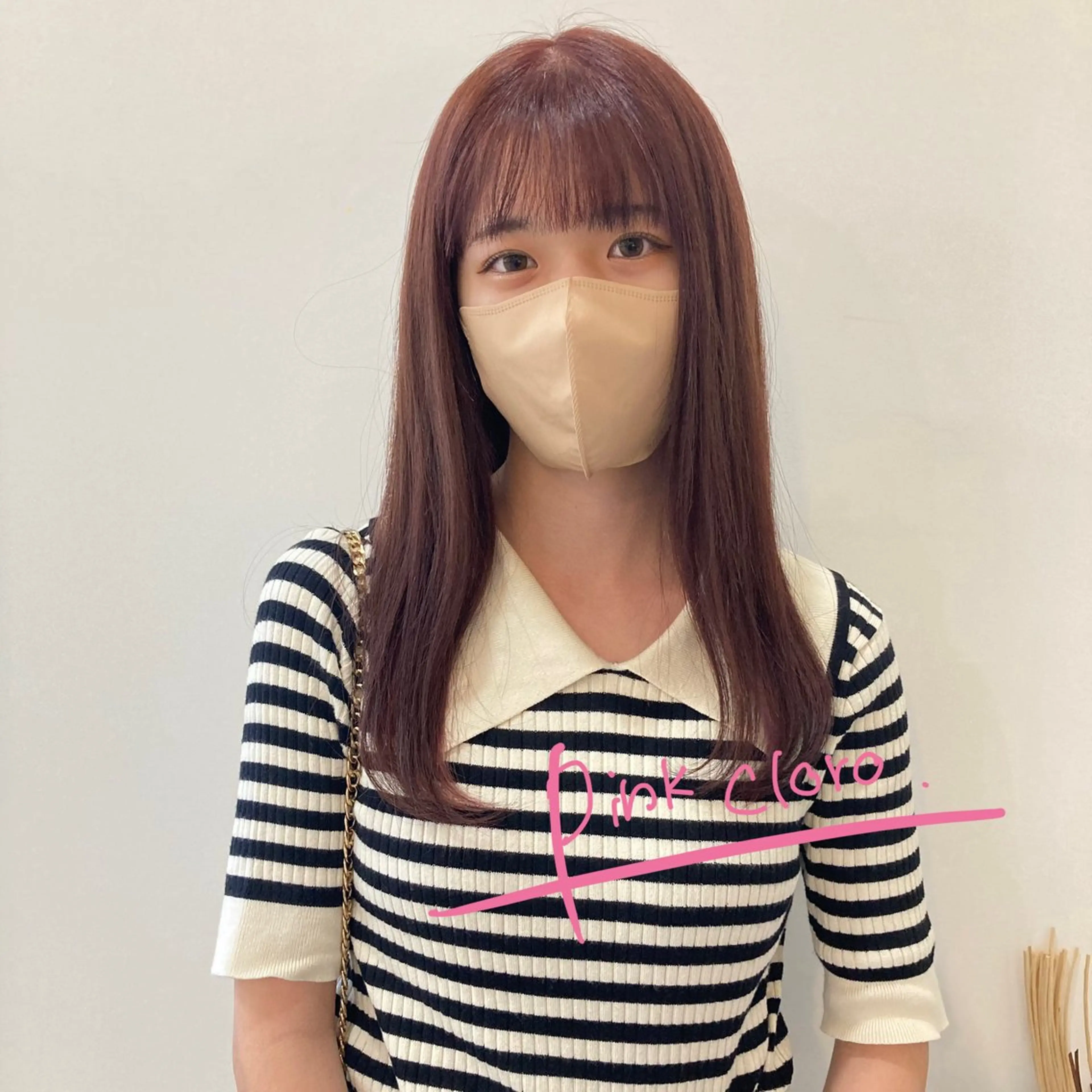 ミディアム カラー お洒落パーマ/ 艶カラー/michiのヘアスタイル