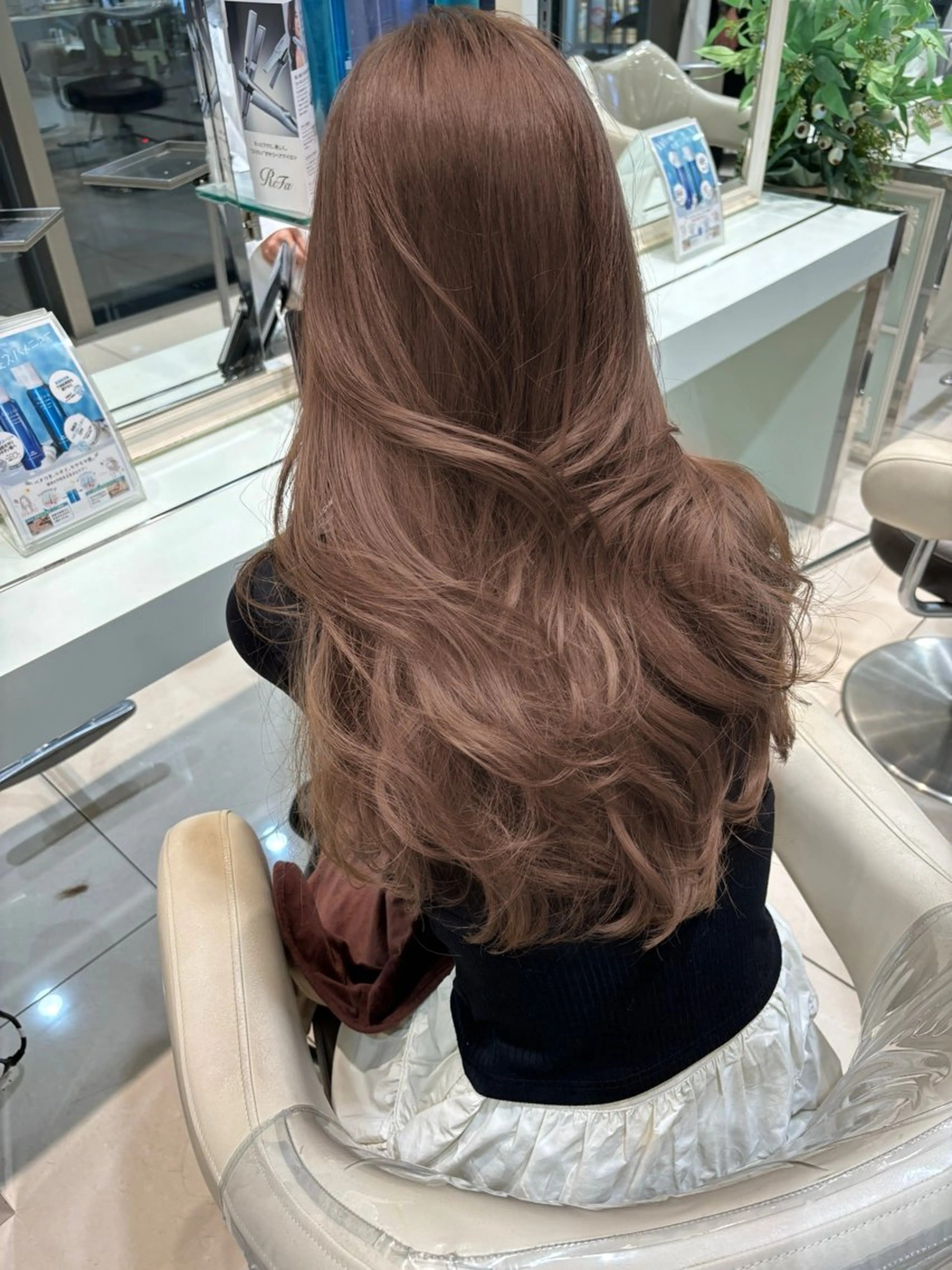 ロング カット ヘアカラー トリートメント 💗ブリーチなし Ash💗徳井はやとのヘアスタイル