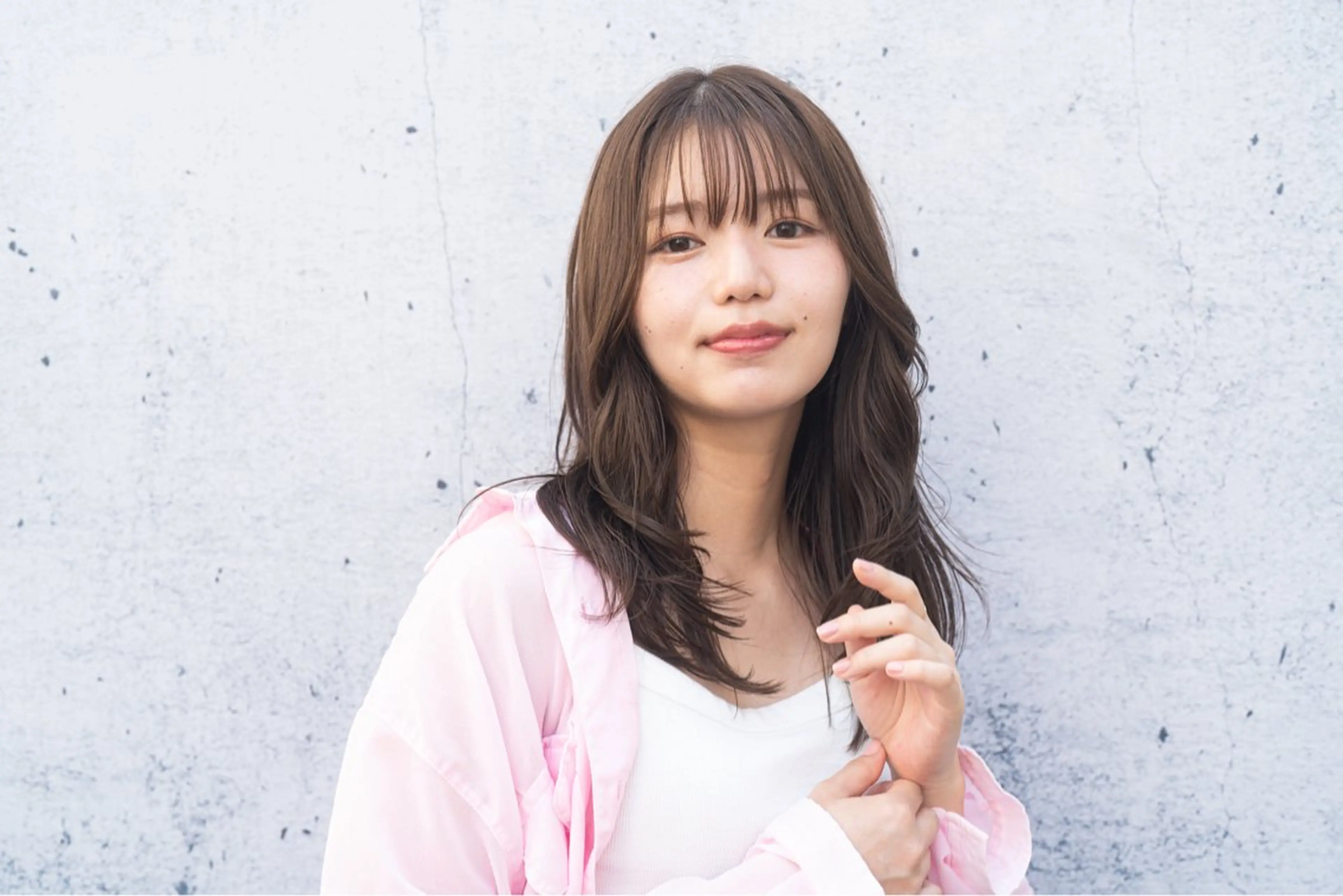 ロング カラー ベージュカラー ブルーカラー 透明感カラー ヘアカラー hiiro/ 亀山桃瀬のヘアスタイル
