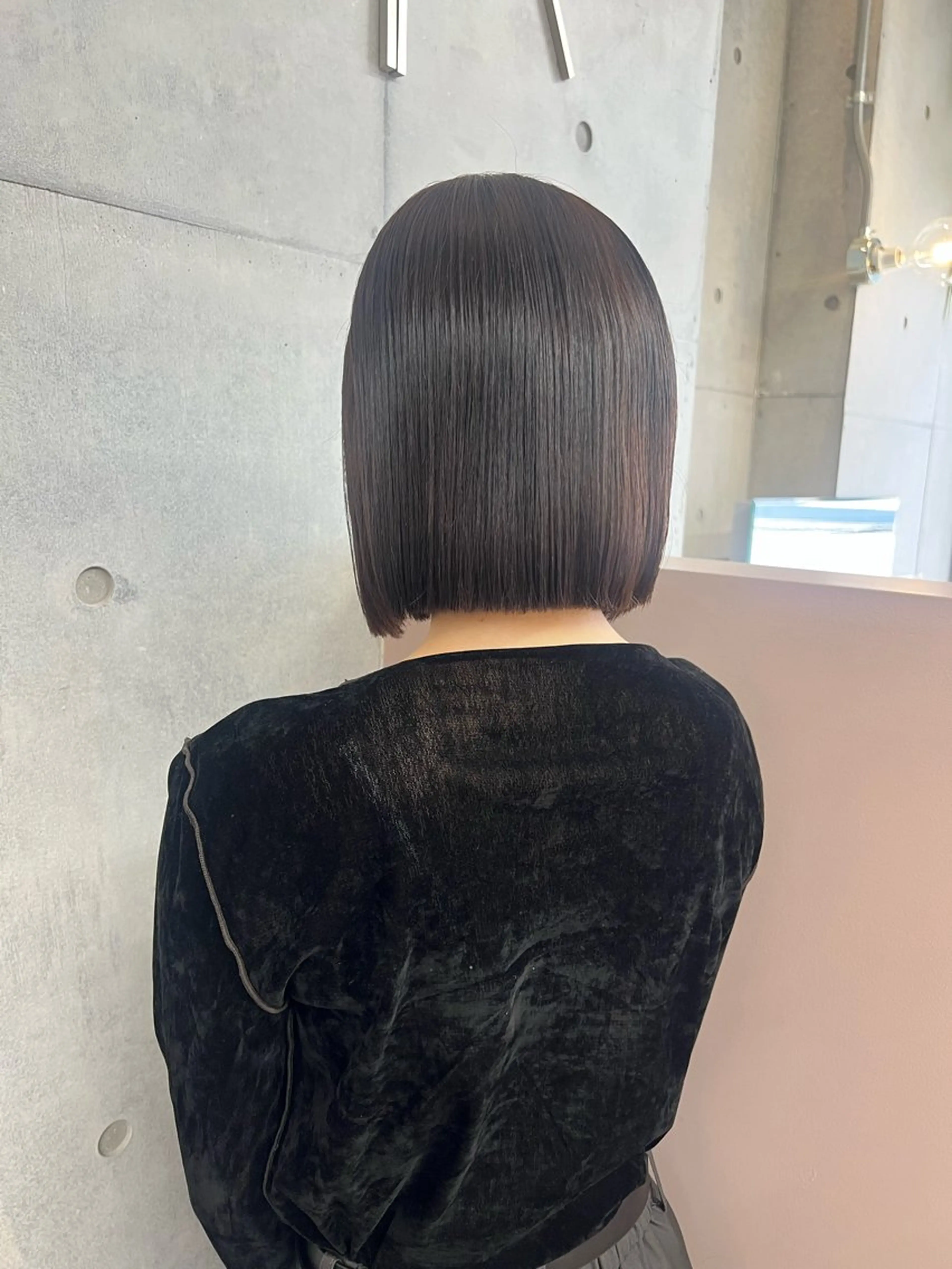 ミディアム ボブ カット ヘアカラー カコ♡ ボブ ヘアアレンジのヘアスタイル