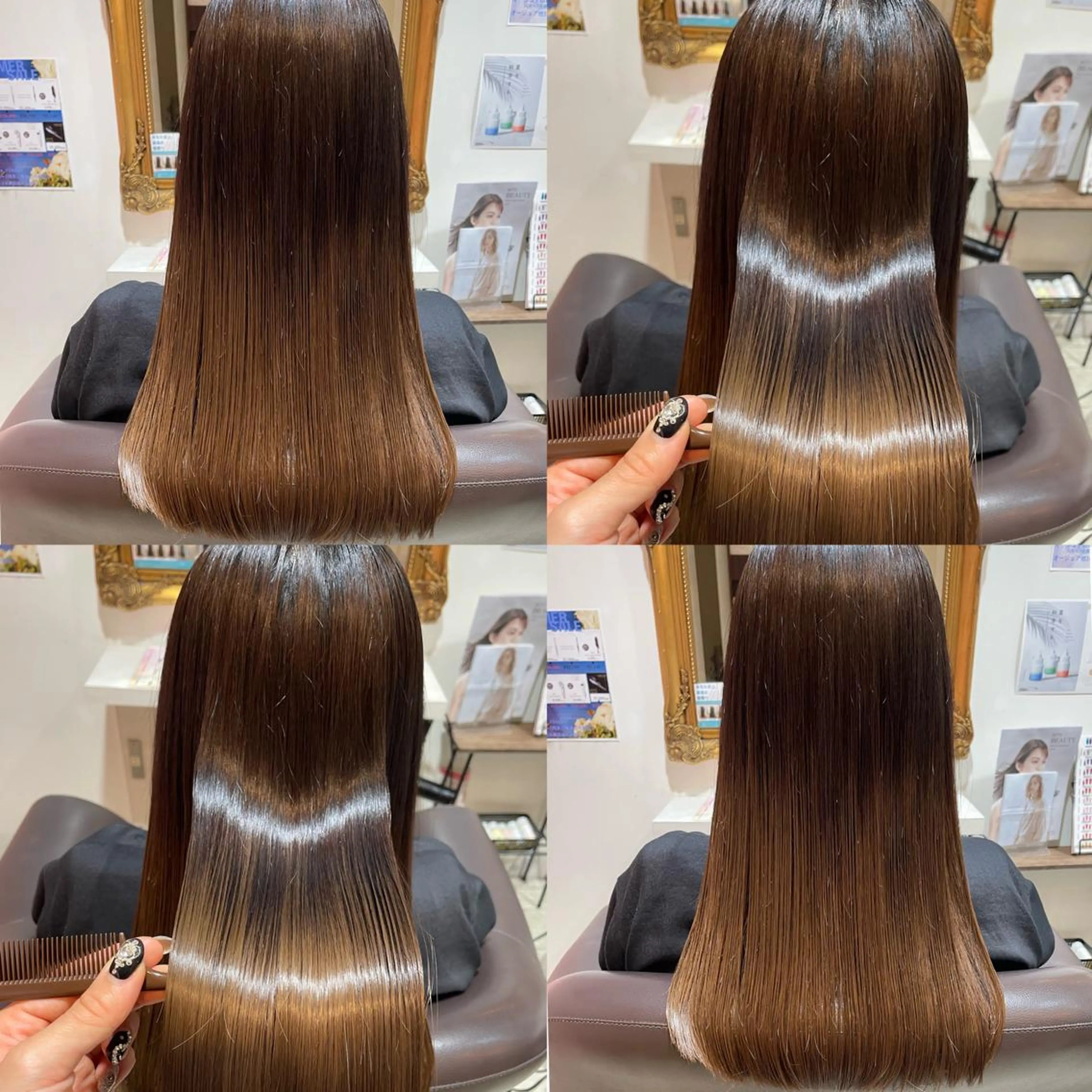 ロング ヘアカラー トリートメント 髪質改善×透明感× 艶髪🥀HIYORIのヘアスタイル