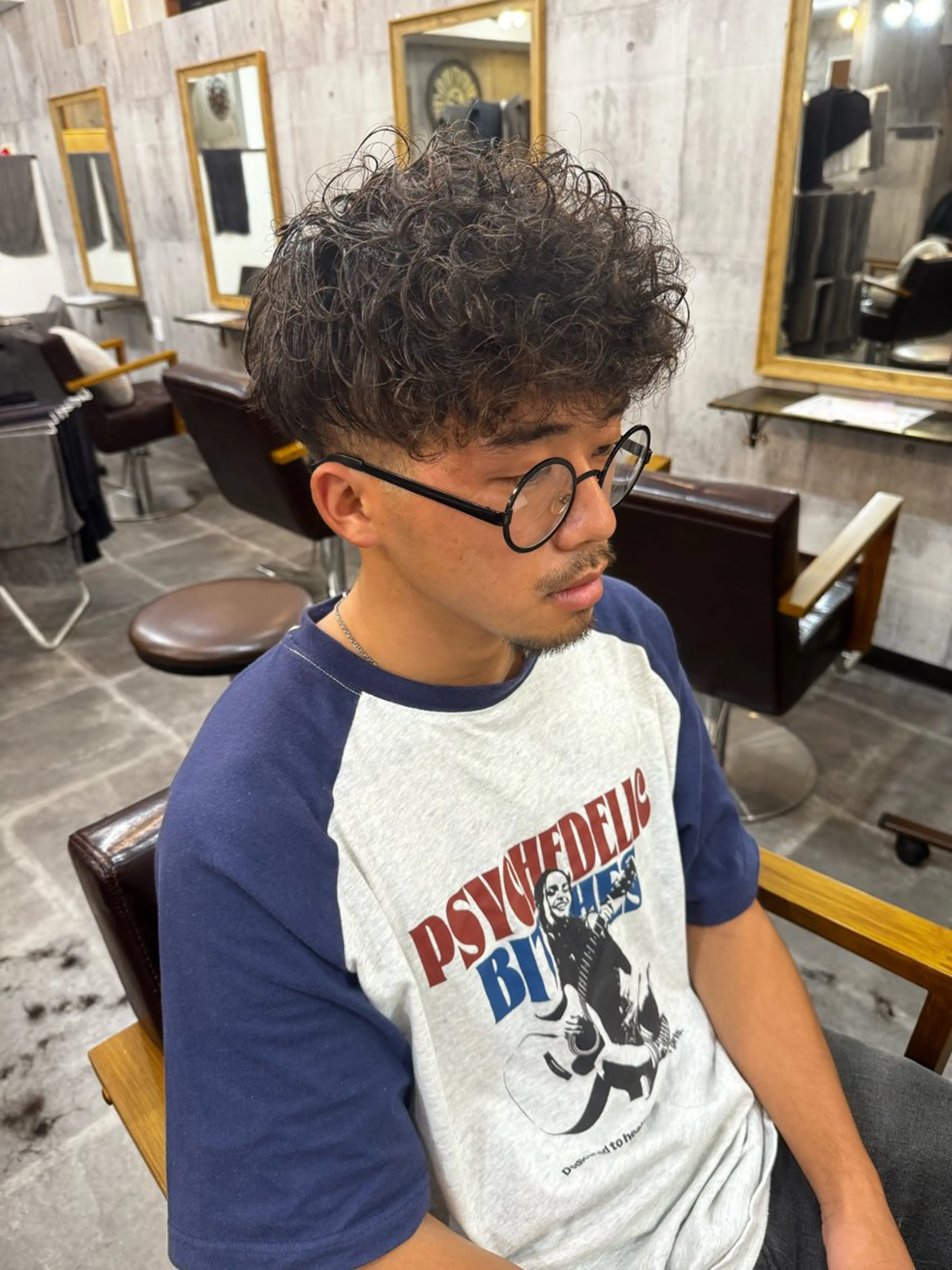 パーマ メンズ カット パーマ amule hair ✂️山本　丈則✂️のヘアスタイル