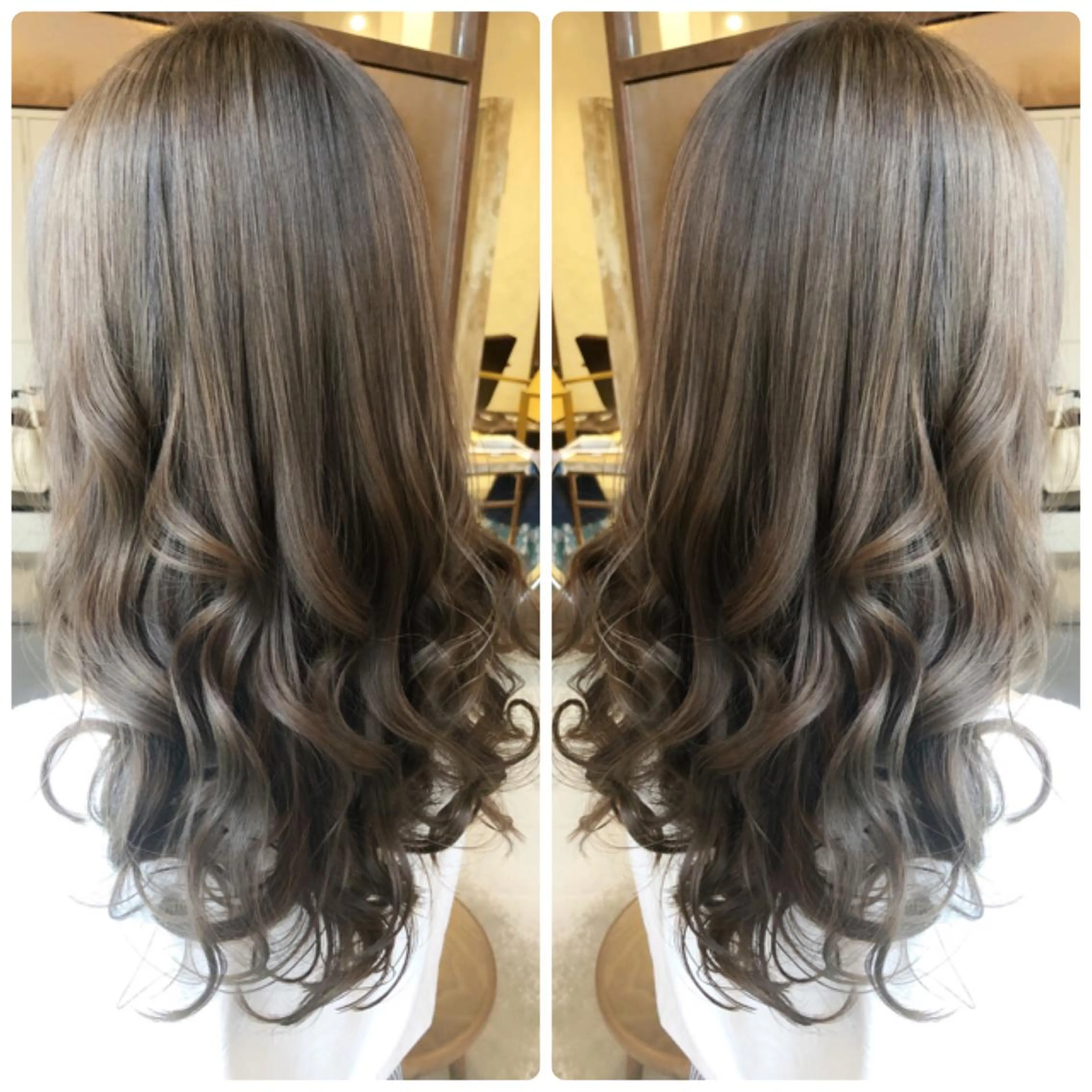 セミロング カラー グレージュ カット ヘアカラー トリートメント 小山内 龍一郎 店長のヘアスタイル