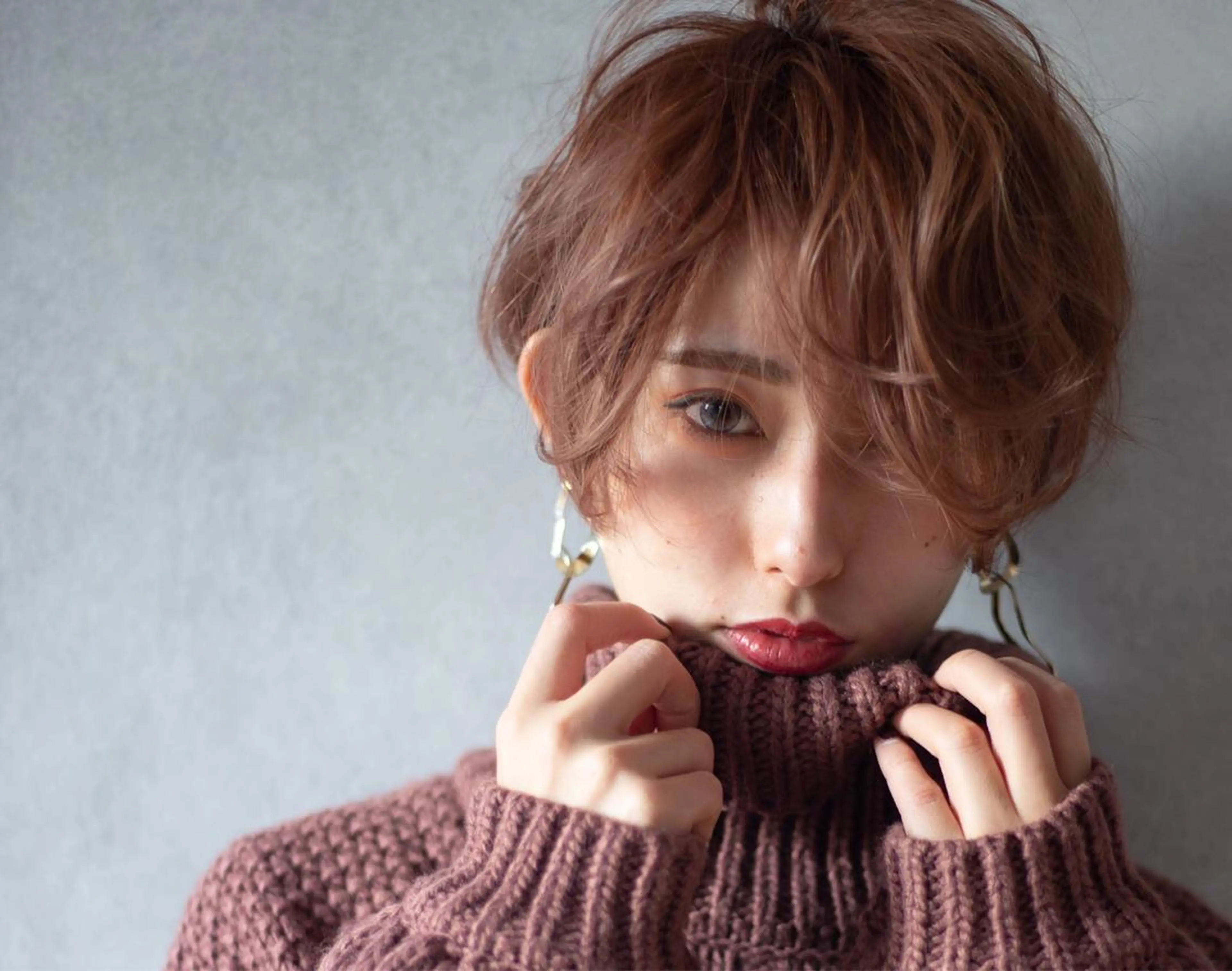 ショート カット ヘアカラー 若山 敦のヘアスタイル