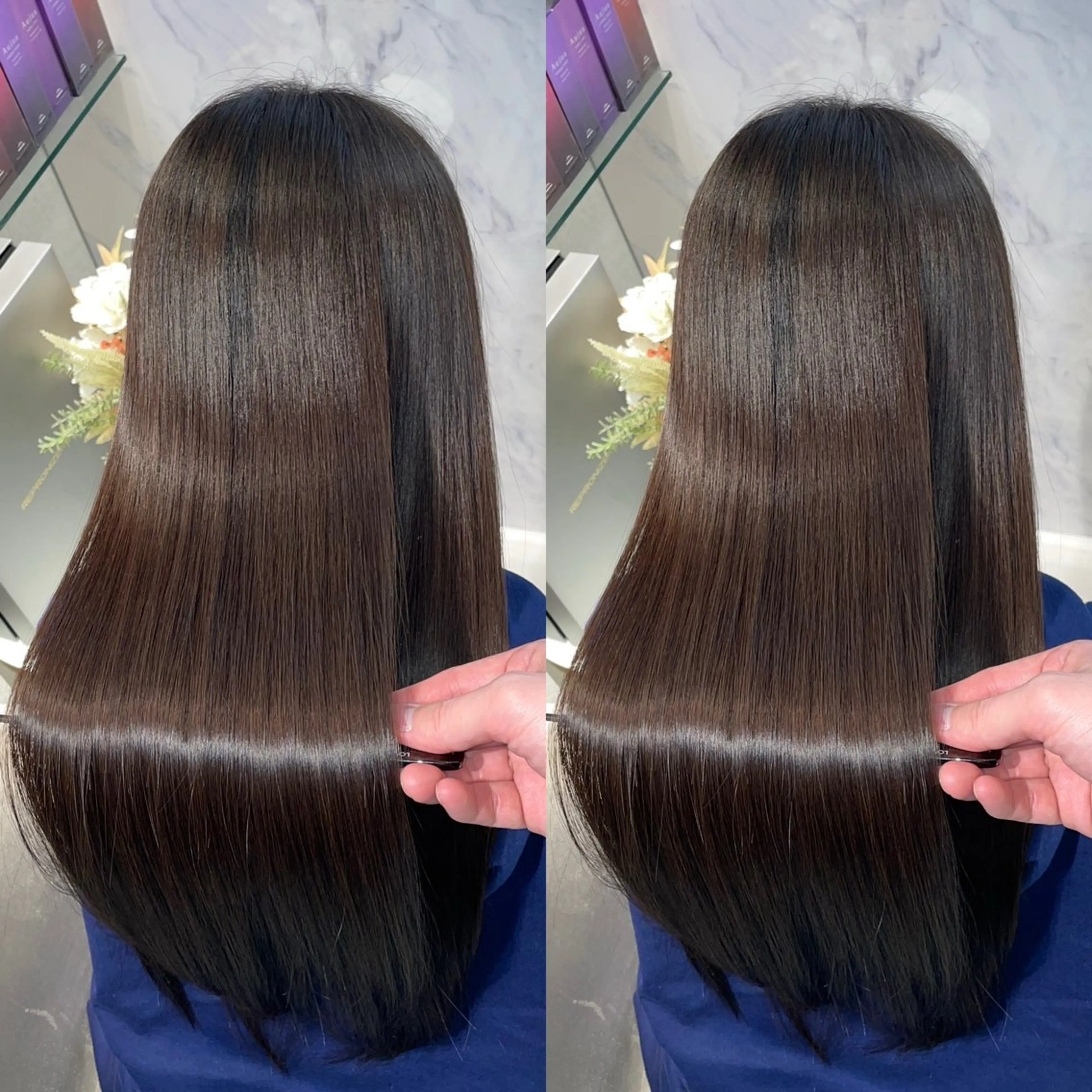 ロング カット ヘアカラー 縮毛矯正 トリートメント 新宿No.1艶髪矯正 美艶カラー/FUKAのヘアスタイル