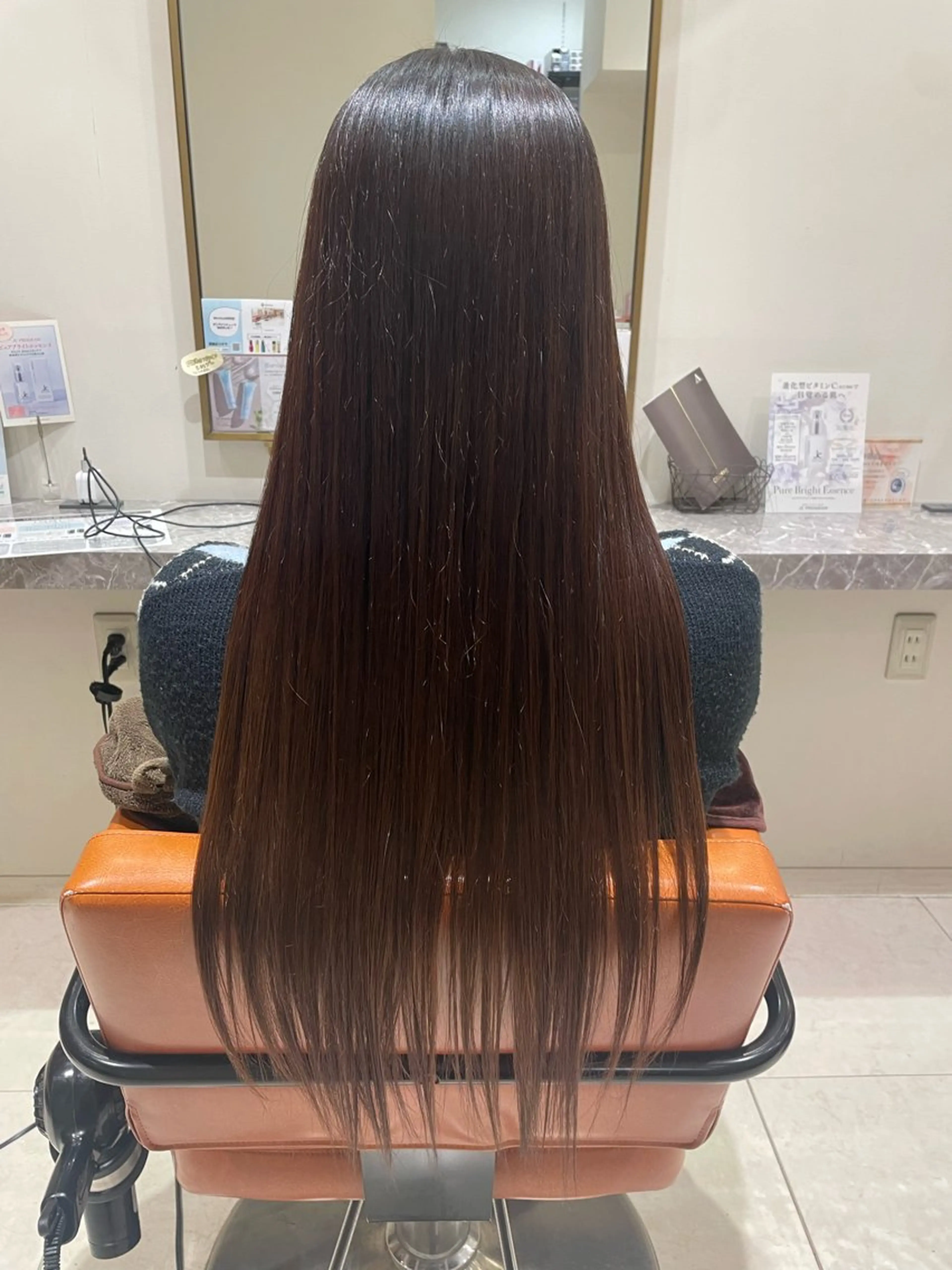 ロング パーマ カット 縮毛矯正 Merry  Land日吉所属・暖色/ベージュ/ メンズ/鈴木彩のヘアスタイル