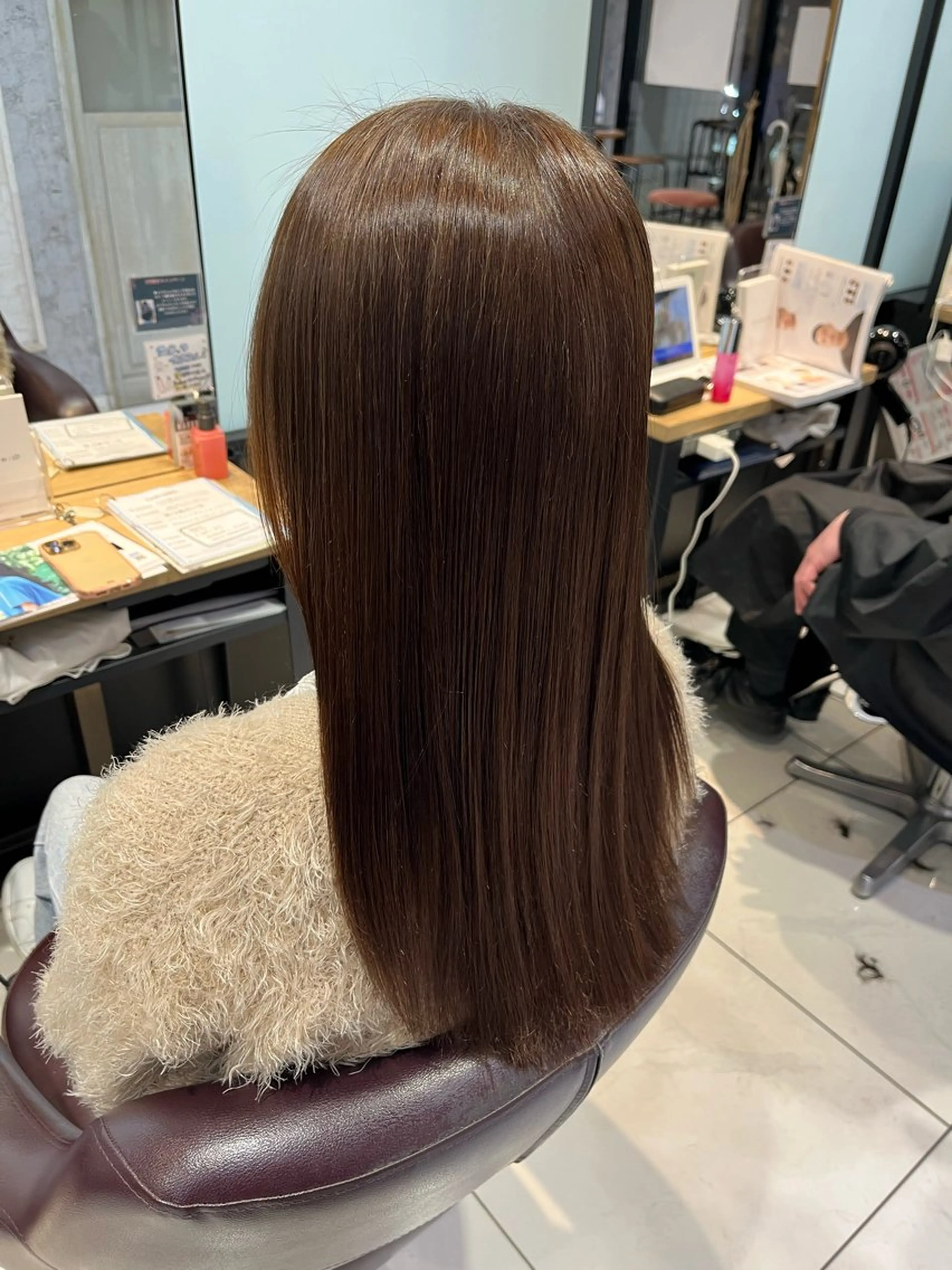 ミディアム ヘアカラー トリートメント 町田✨髪質改善✨ ななみのヘアスタイル