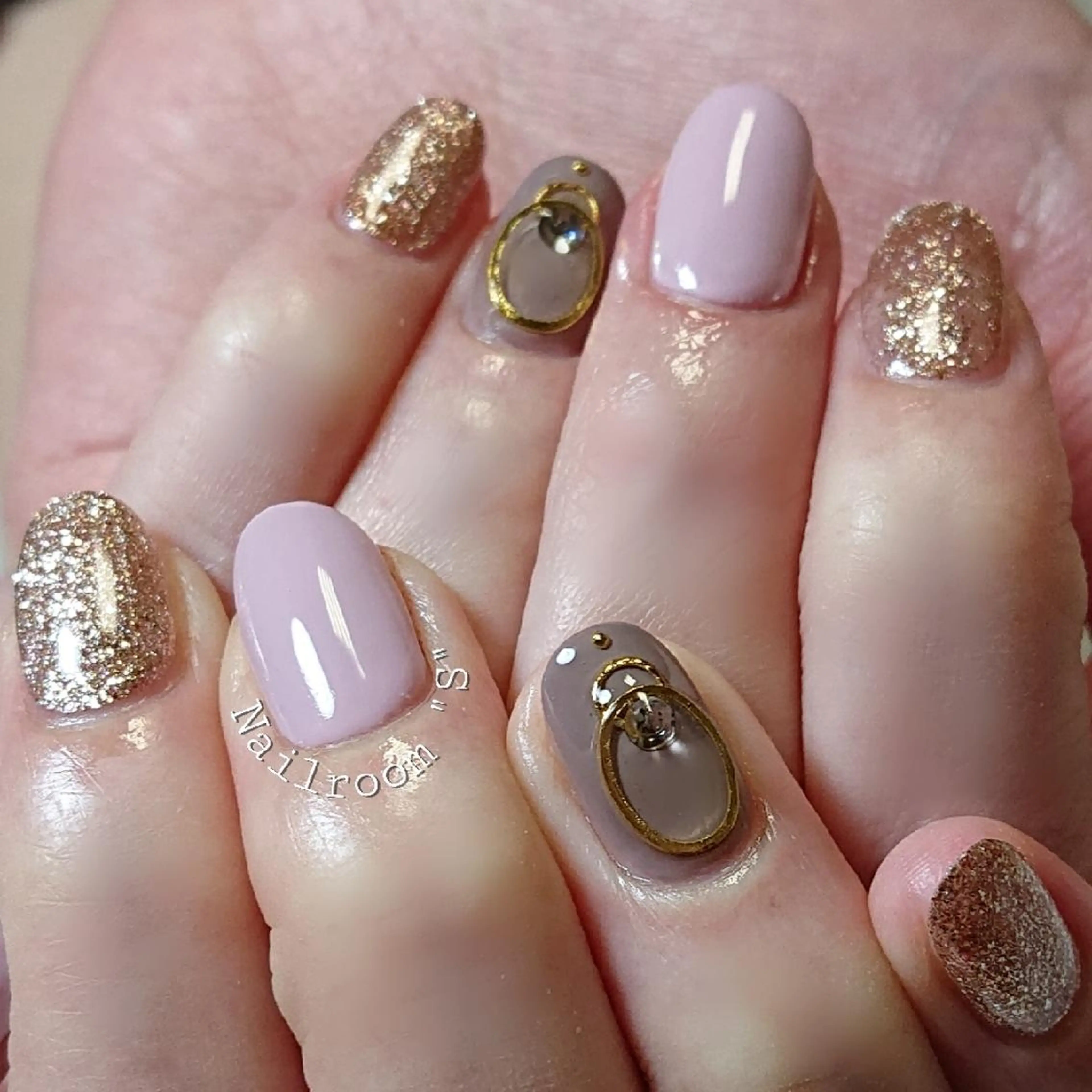 ネイル ピンク 春ネイル Nail room  "S"  SAKAIのネイルデザイン