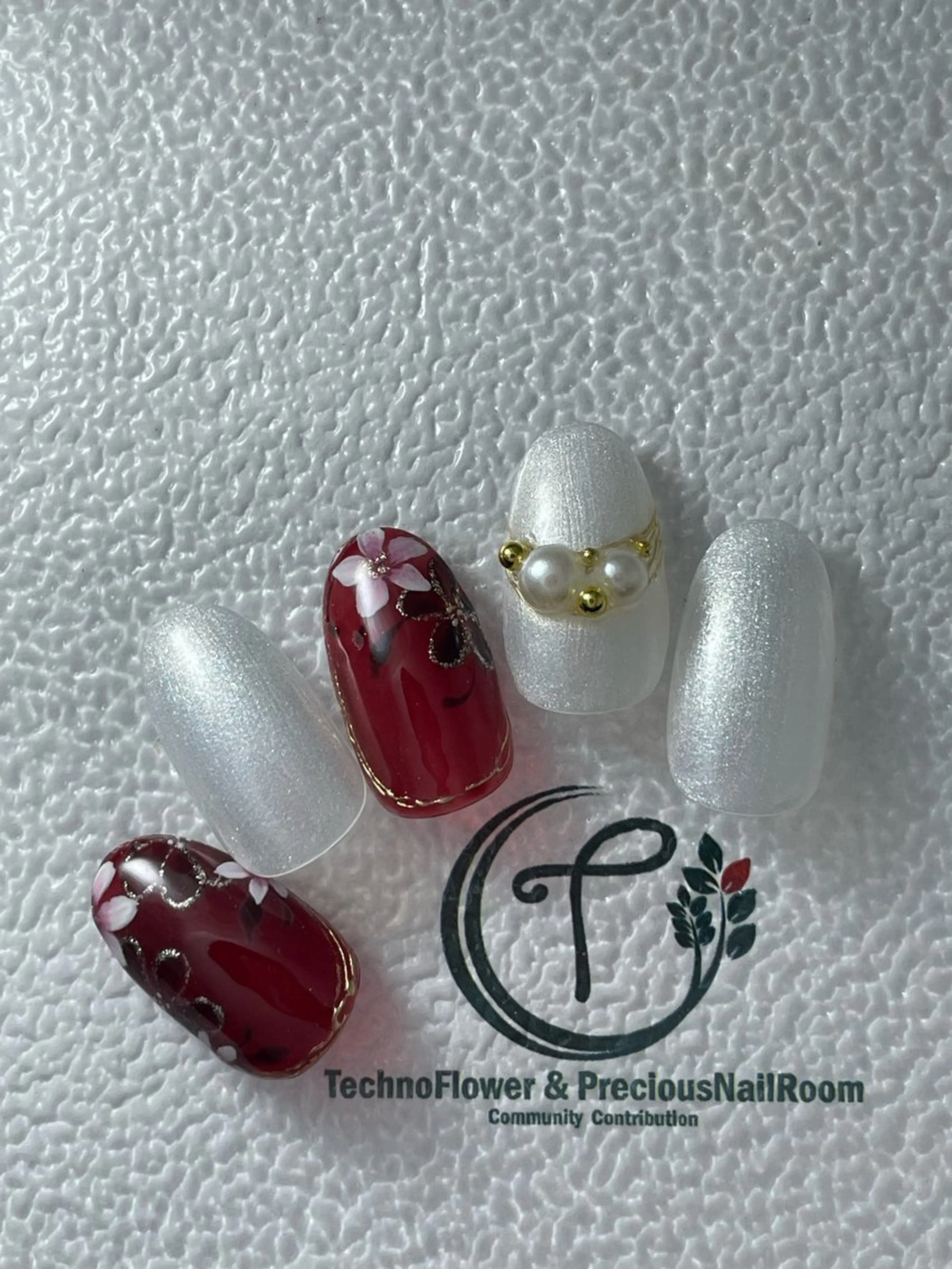 ネイル フラワーネイル precious nail room所属・precious nail  roomのネイルデザイン