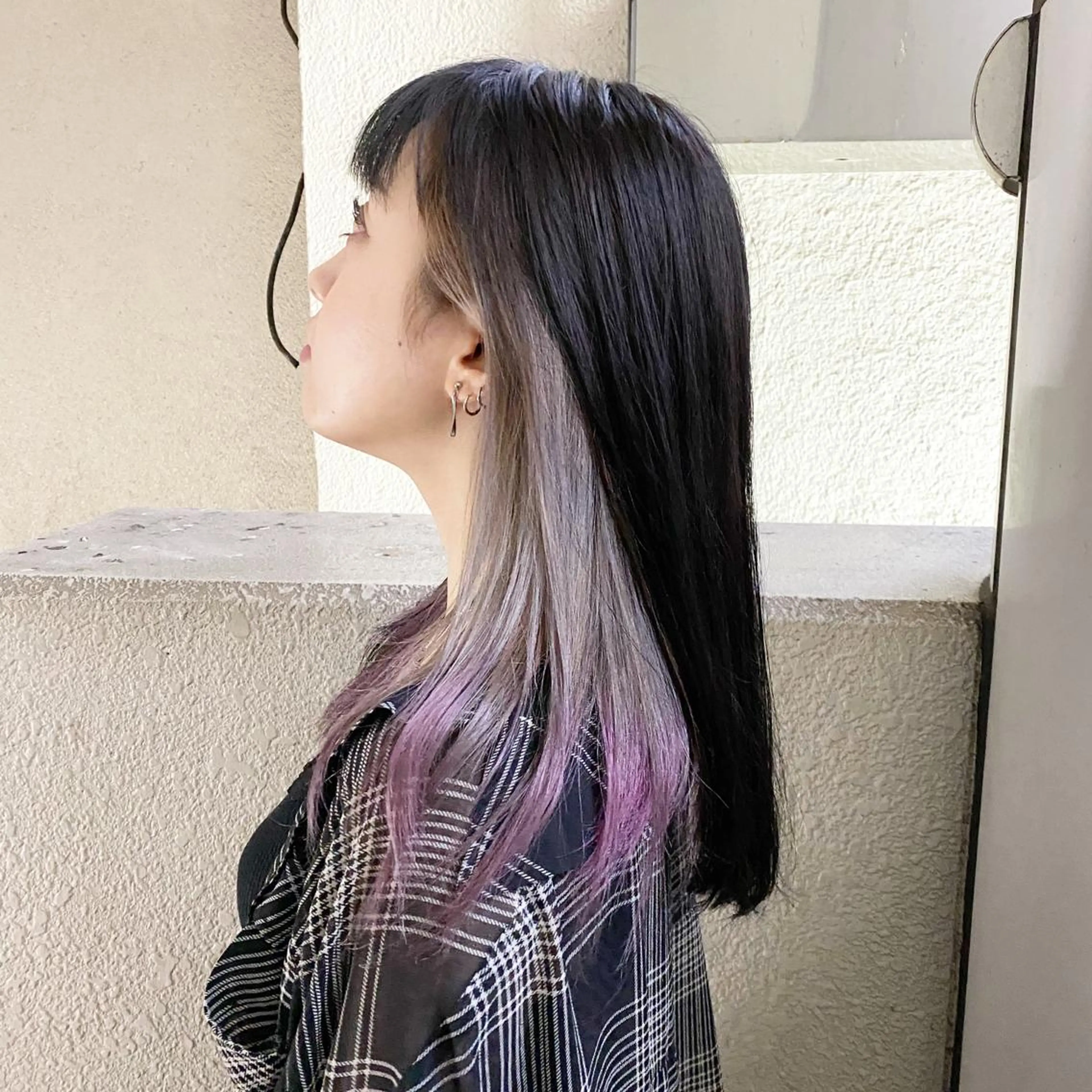 ロング カラー インナーカラー カット ヘアカラー トリートメント AUBE HAIRazul吉祥寺所属・髪質改善✨幹細胞✨ ウルツヤ🌈清水　祥のヘアスタイル