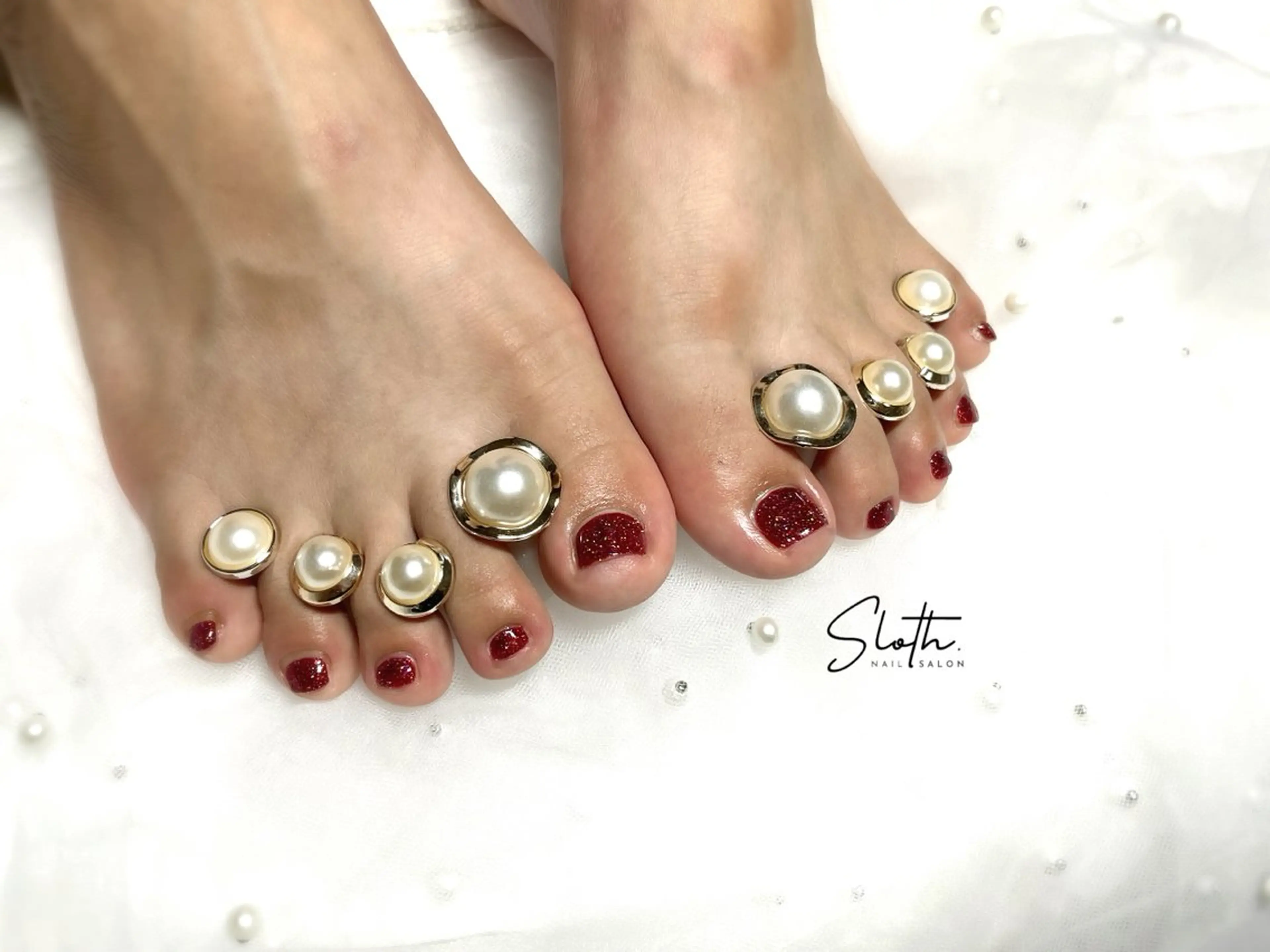 ネイル フットネイル nail salon slothのネイルデザイン