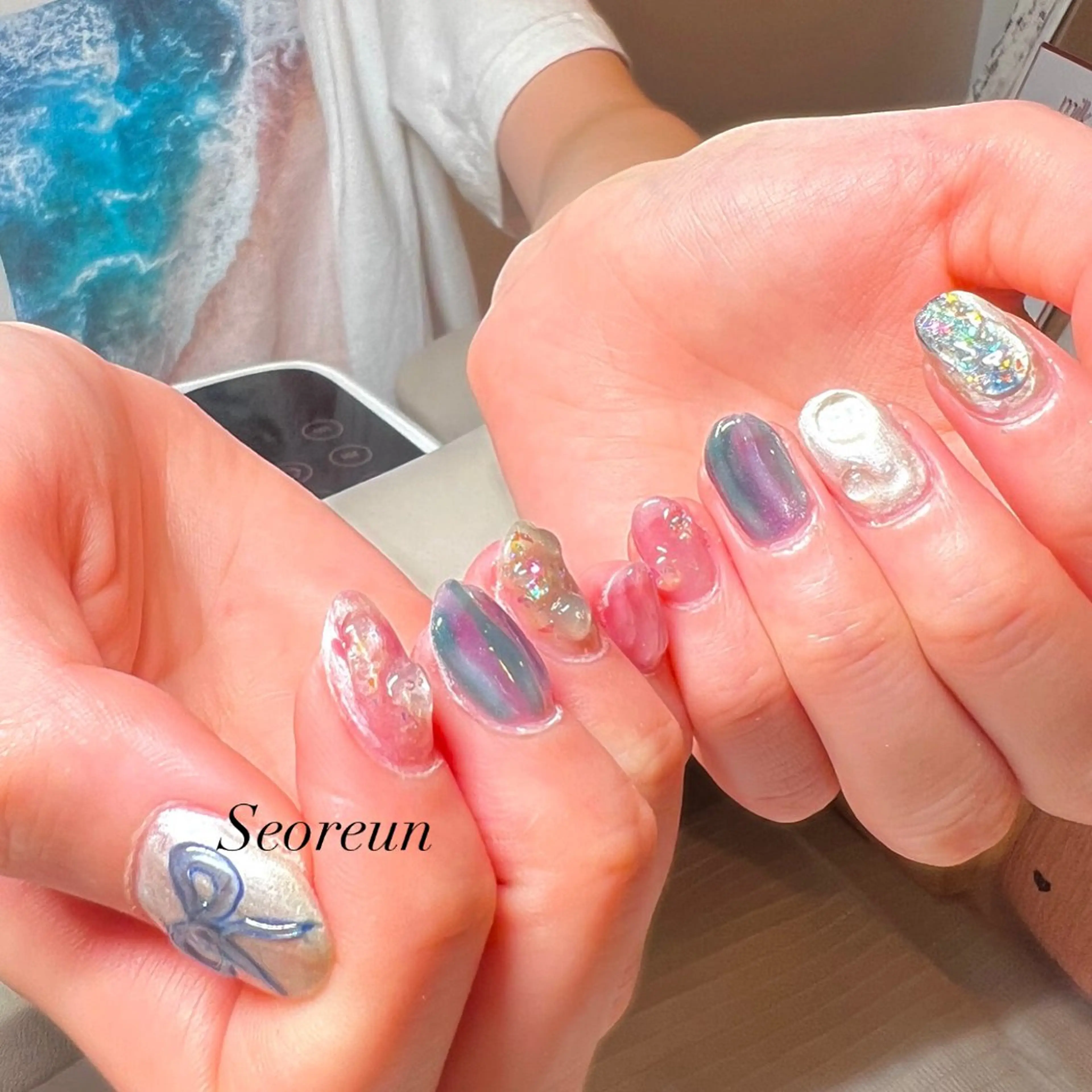 ネイル 金 柚嬉のネイルデザイン