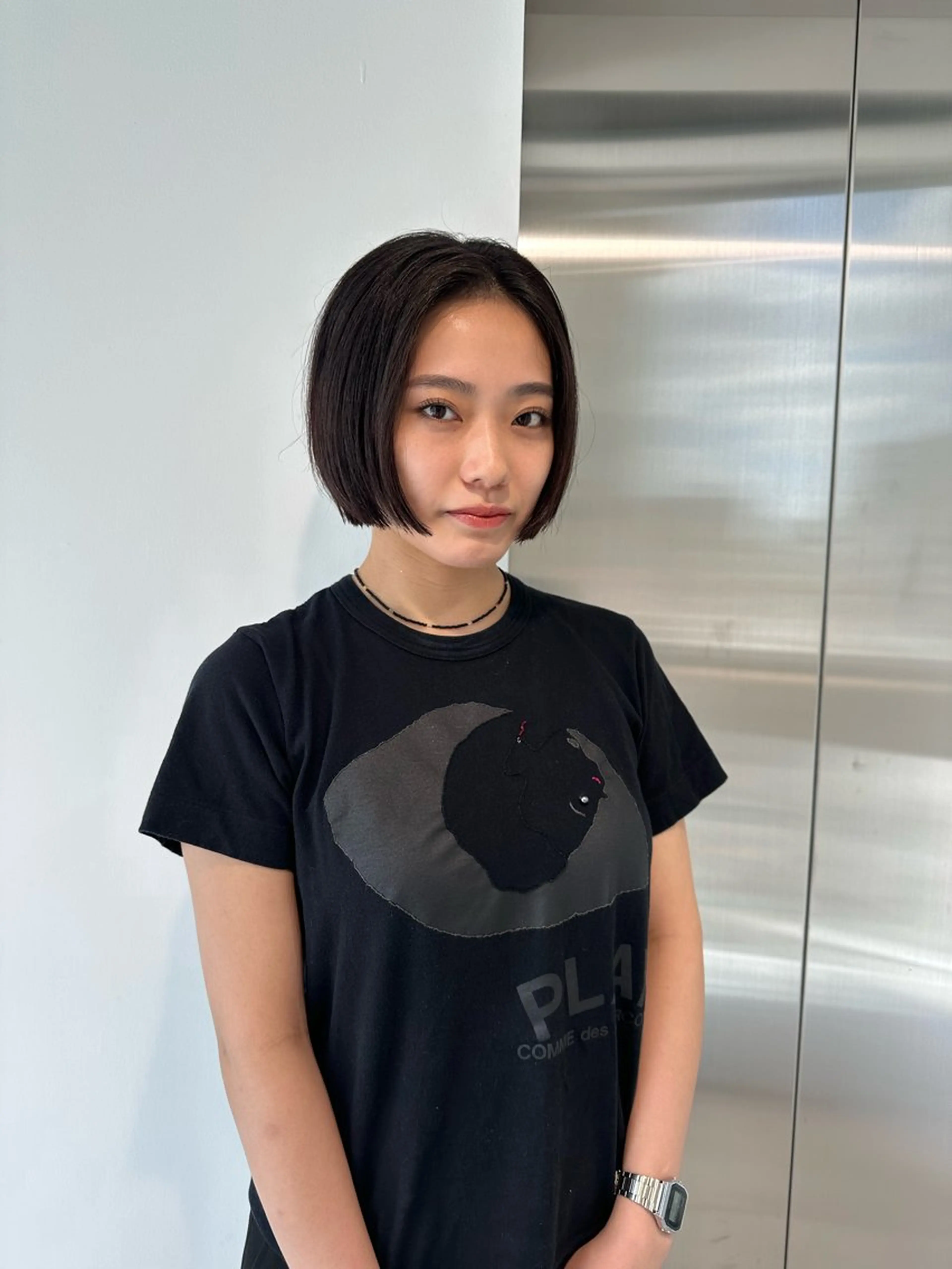 ショート カラー キッズ カット ヘアカラー トリートメント オトナヘア🌿 harukaのヘアスタイル