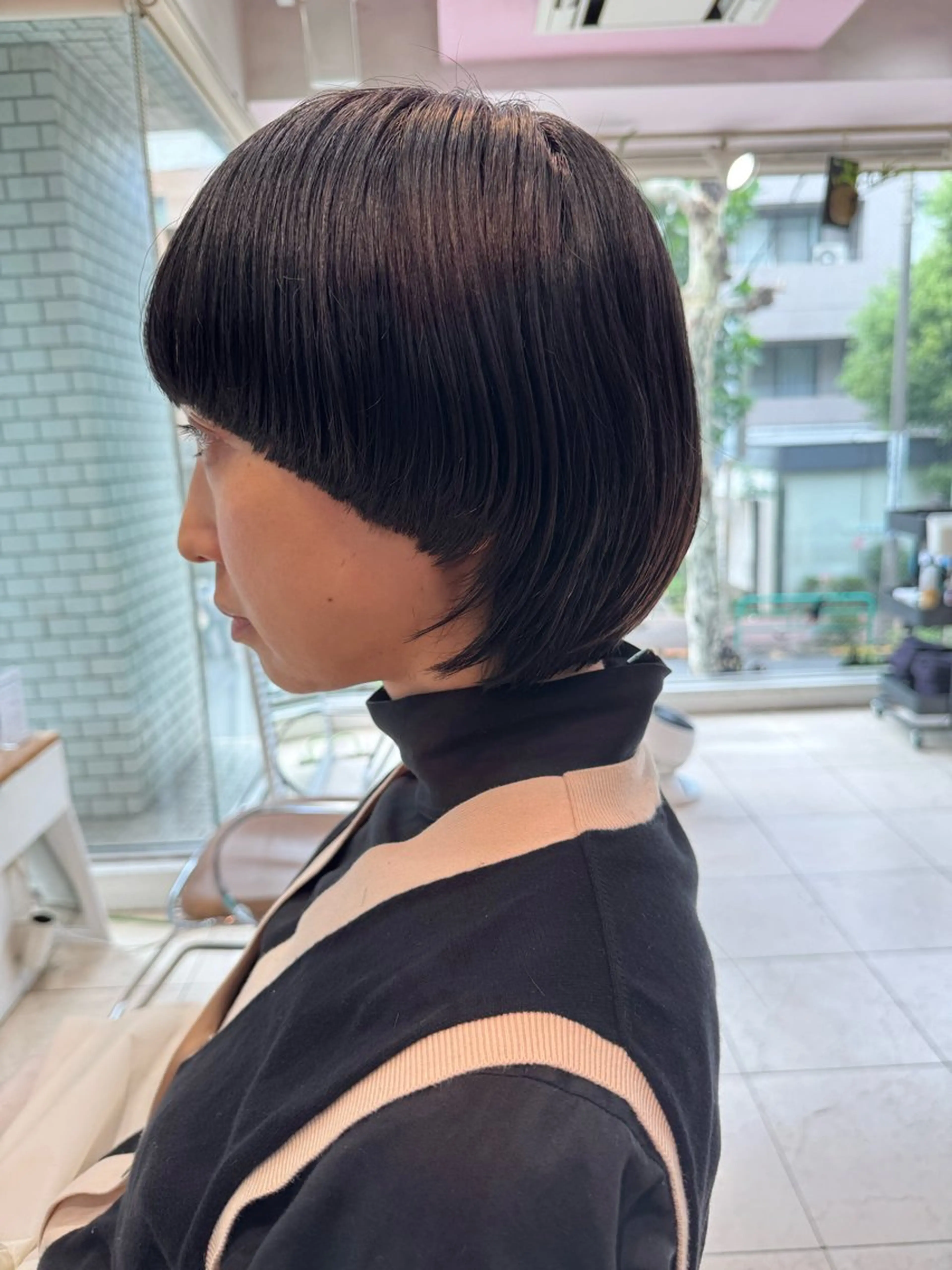 マッシュウルフスタイル カットの写真