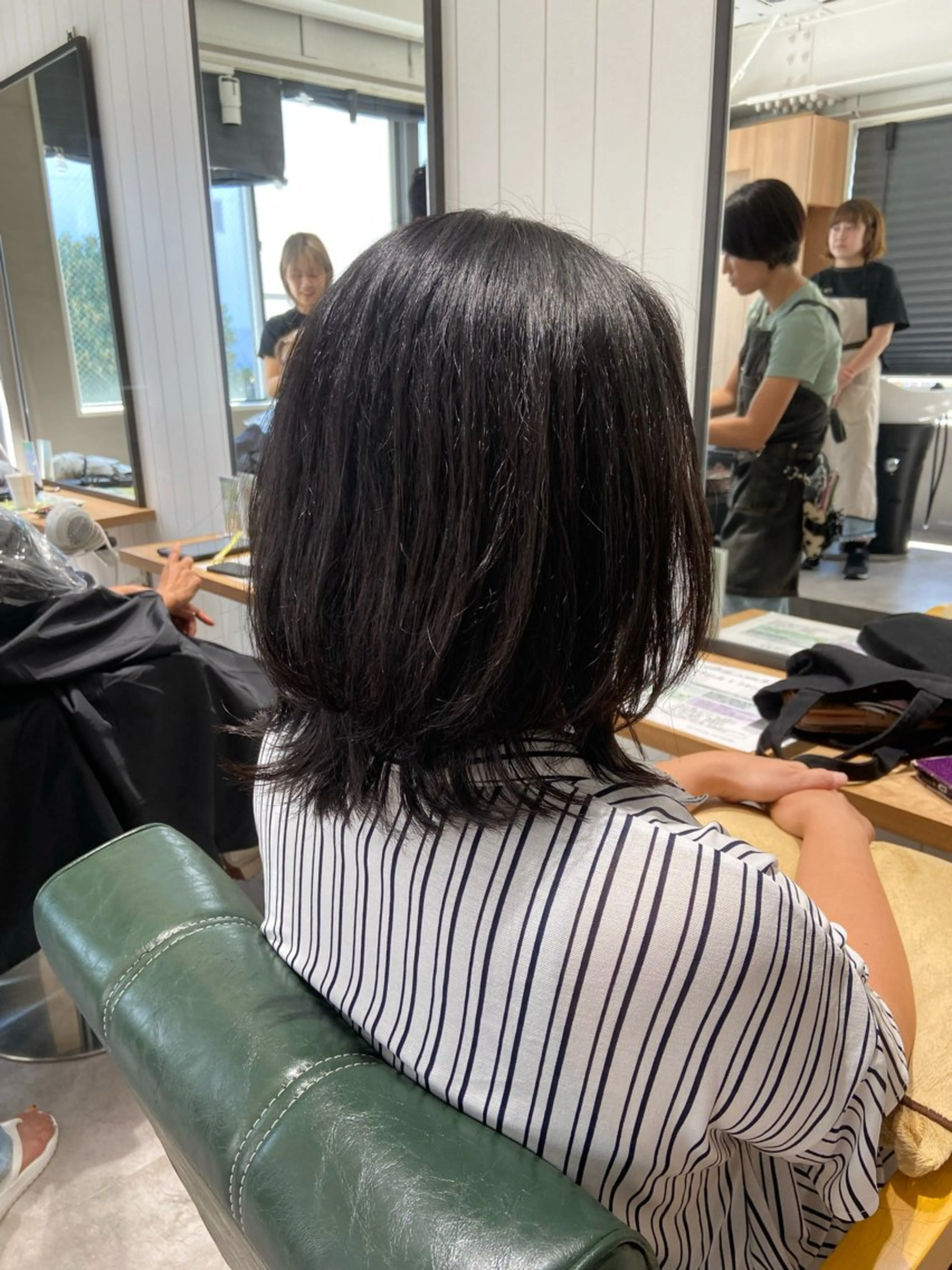 ミディアム 髪質改善/オオイシ ナツミのヘアスタイル