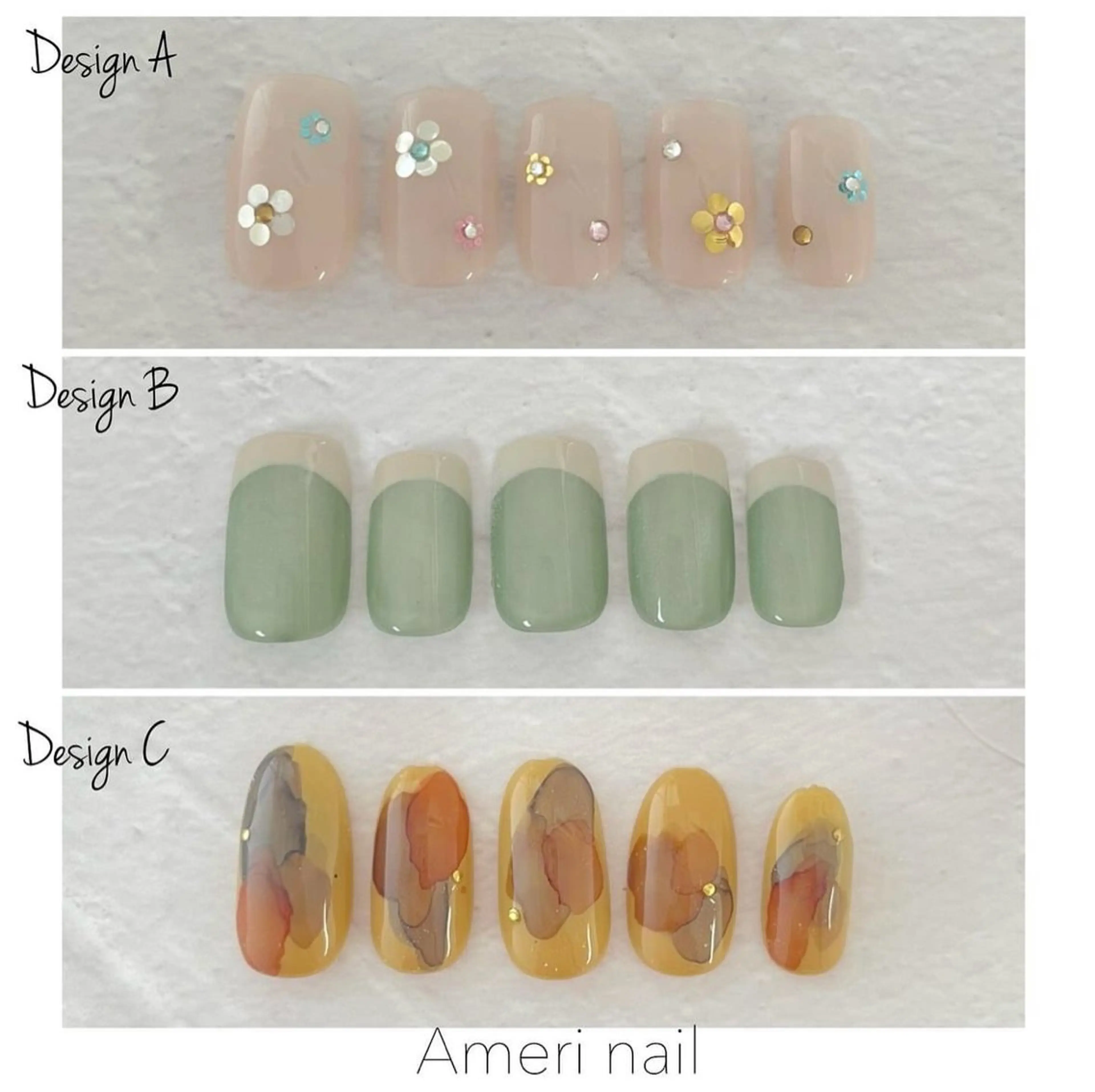 ネイル ハンドネイル Ameri nail /UKIのネイルデザイン