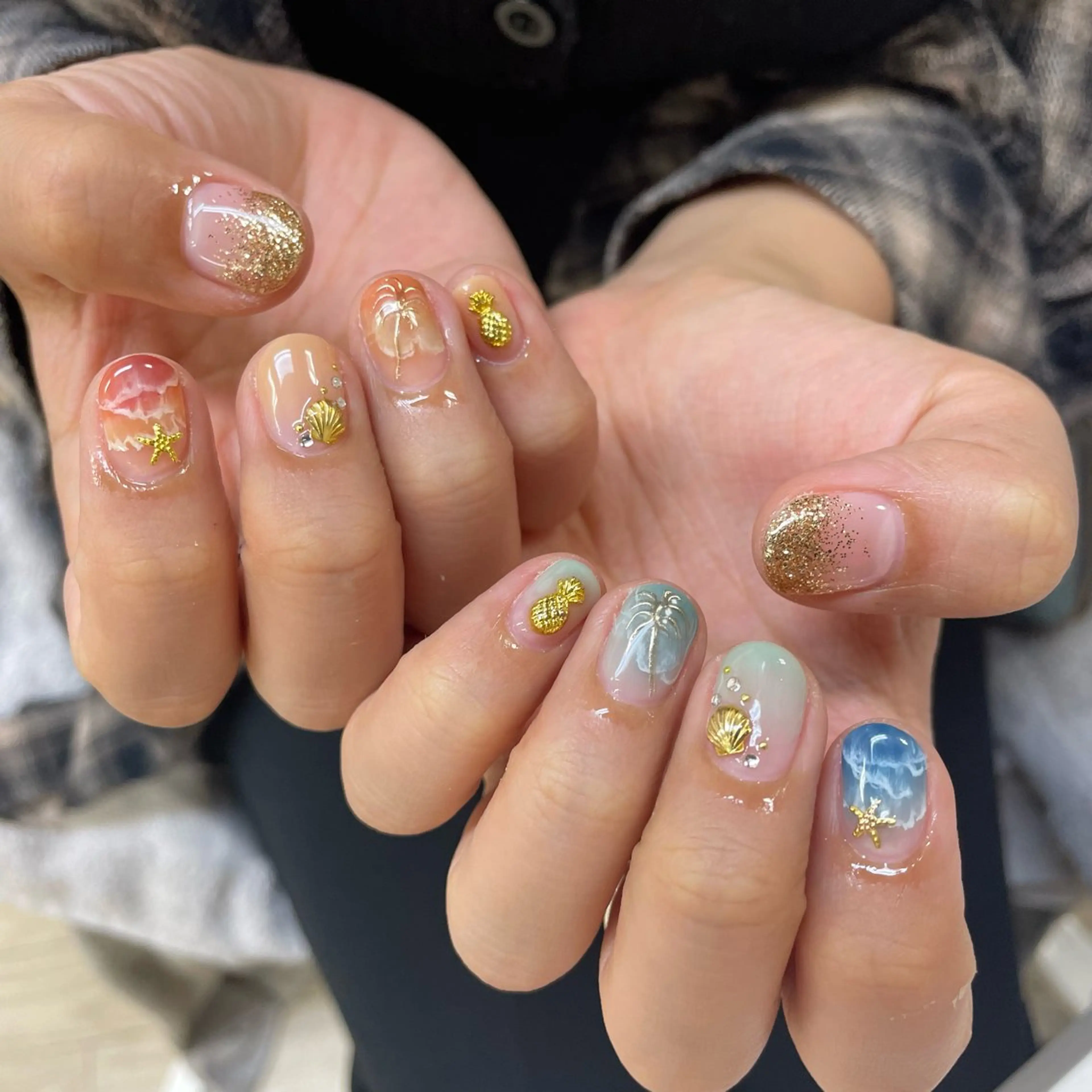 ネイル ハンドネイル フットネイル ネイルサロンアネラ所属・Nail💞 rinakoのネイルデザイン