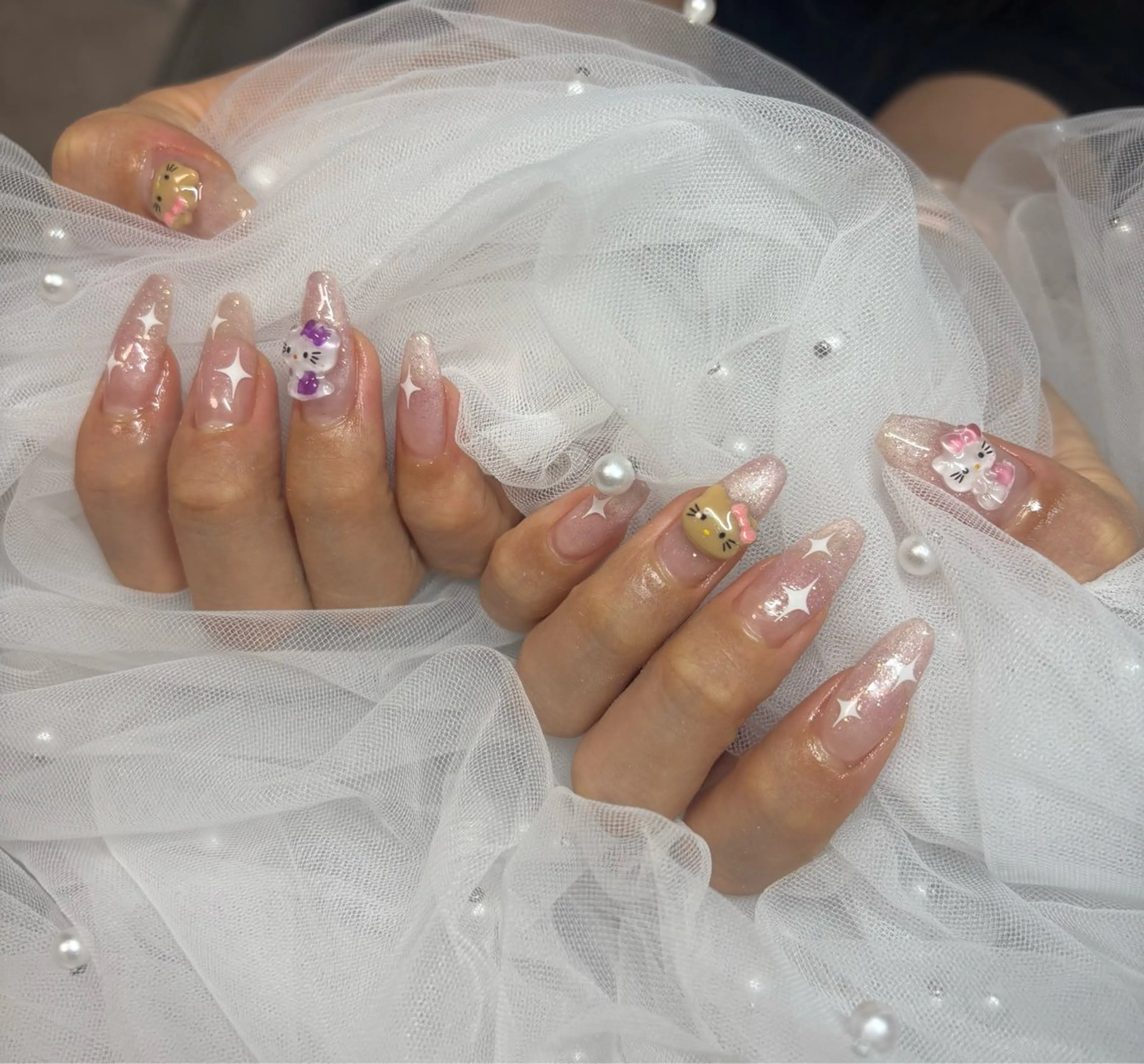 ロング IRY nail 黒須莉奈のネイルデザイン